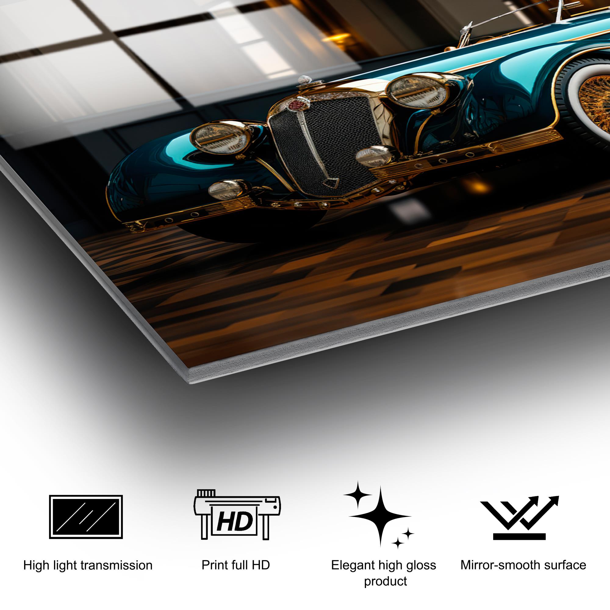 UV-1204 Baskılı Cam Dikdörtgen Duvar Tablosu | ByLamp