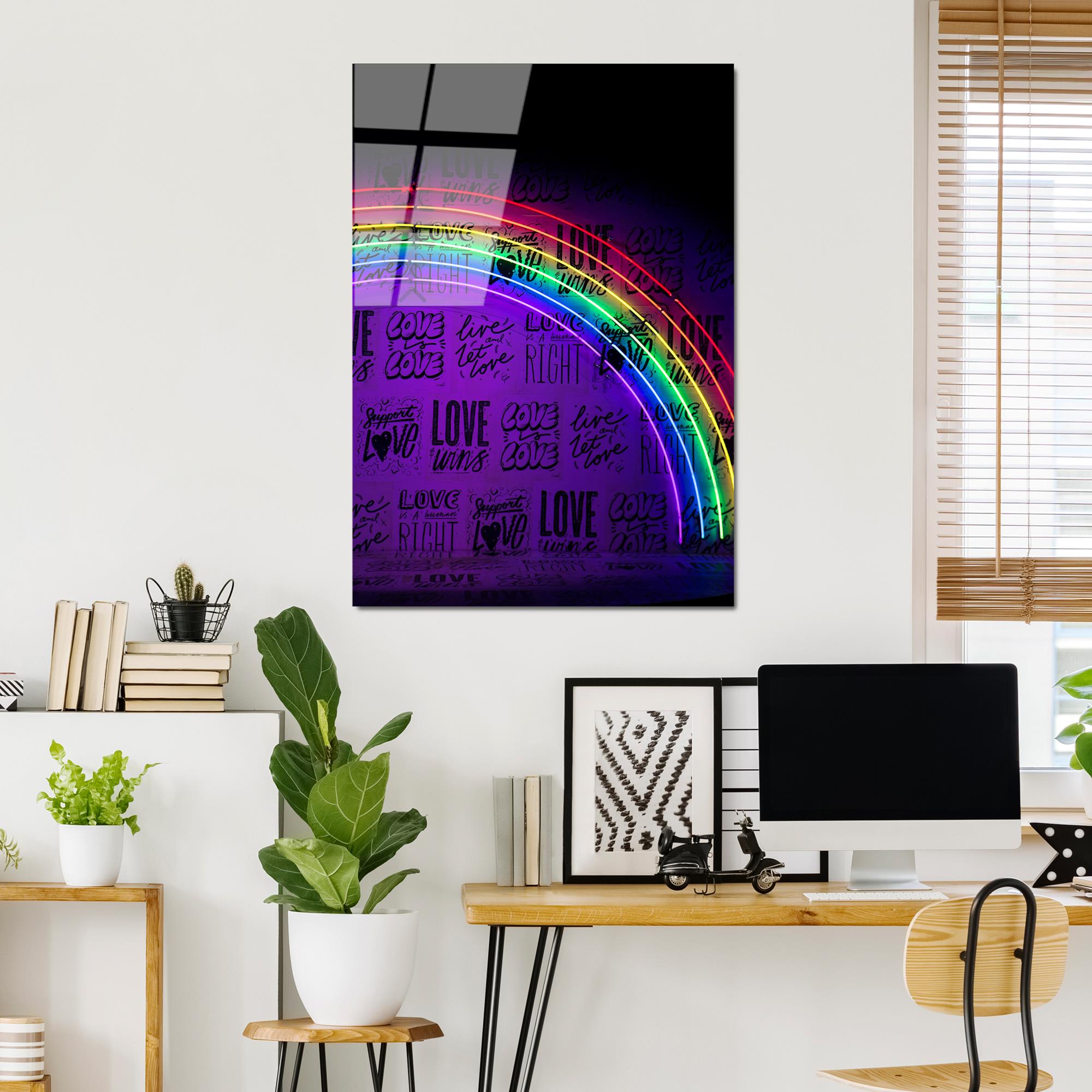 UV-120 Baskılı Cam Dikdörtgen Duvar Tablosu | ByLamp