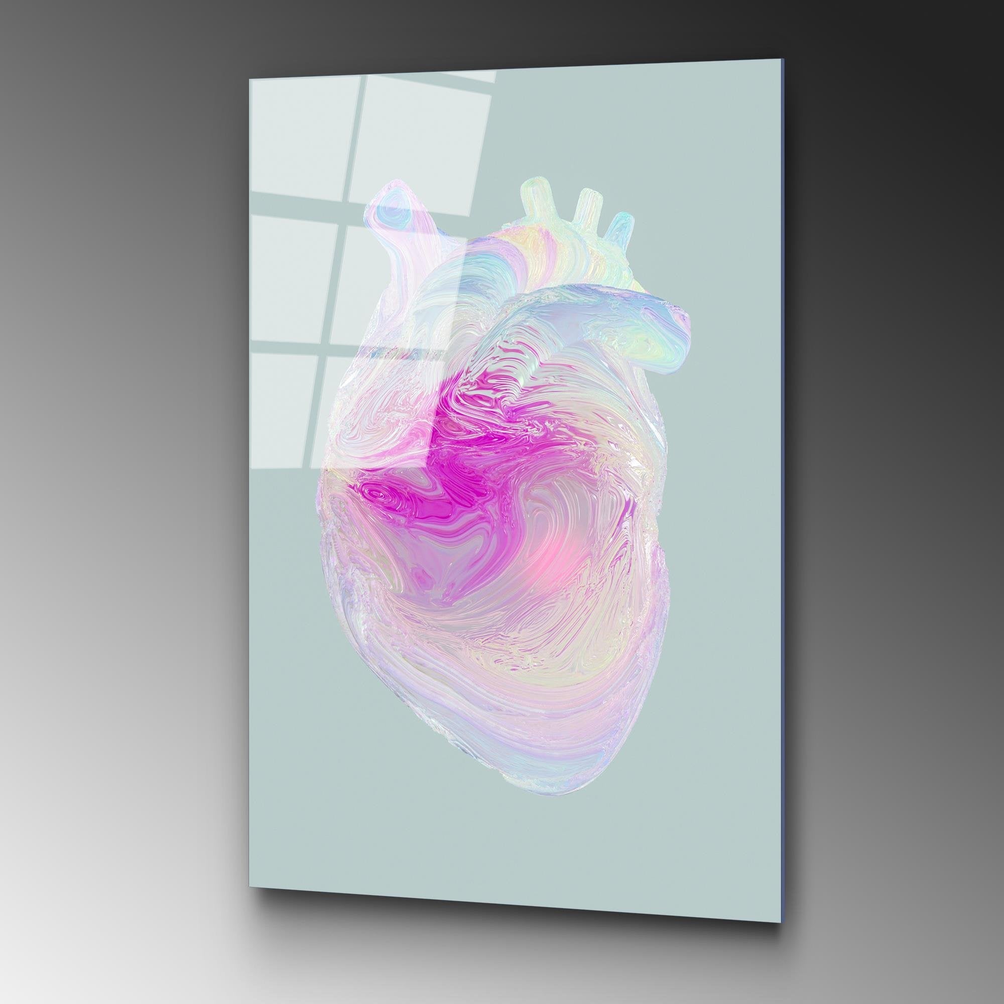 UV-1210 Baskılı Cam Dikdörtgen Duvar Tablosu | ByLamp