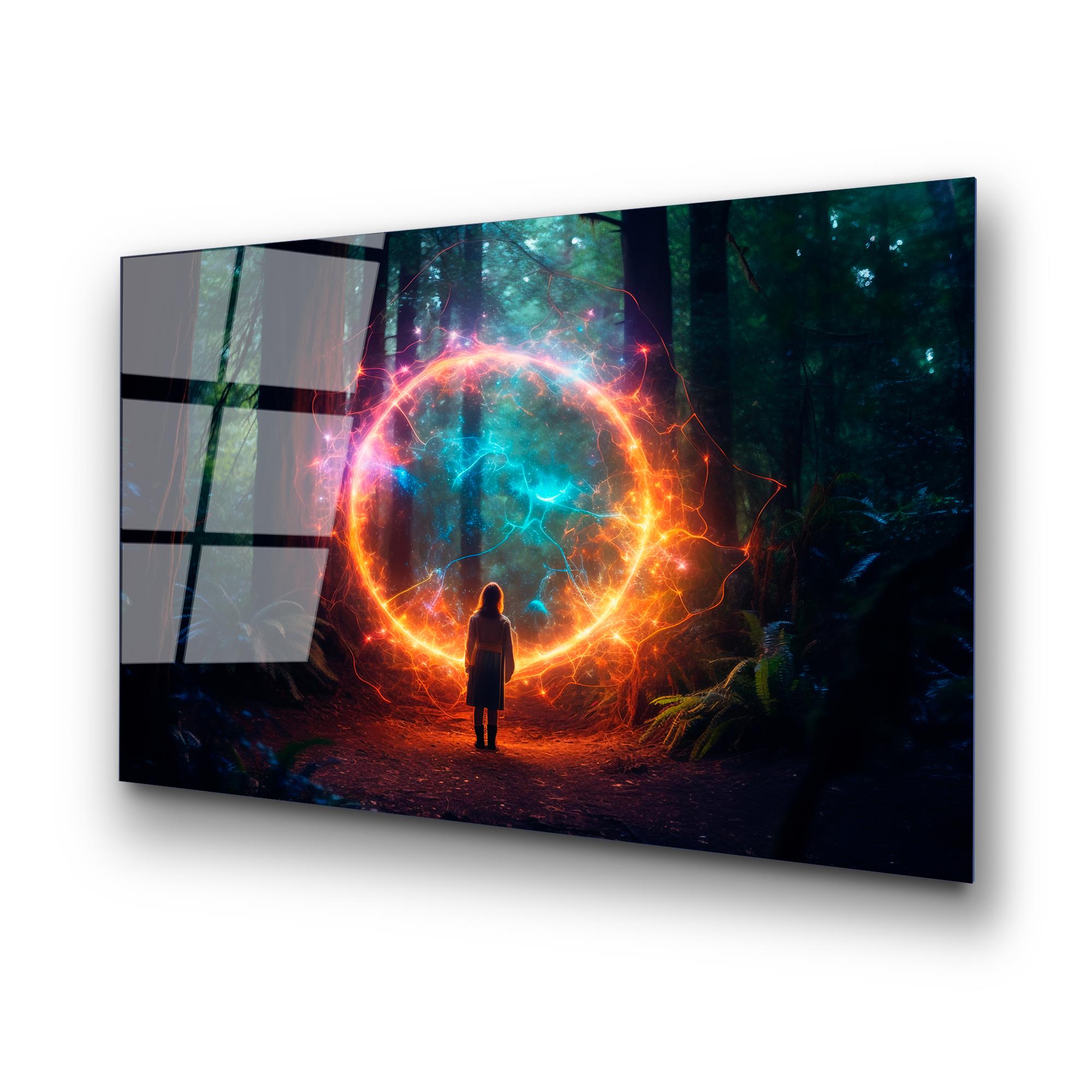 UV-1217 Baskılı Cam Dikdörtgen Duvar Tablosu | ByLamp