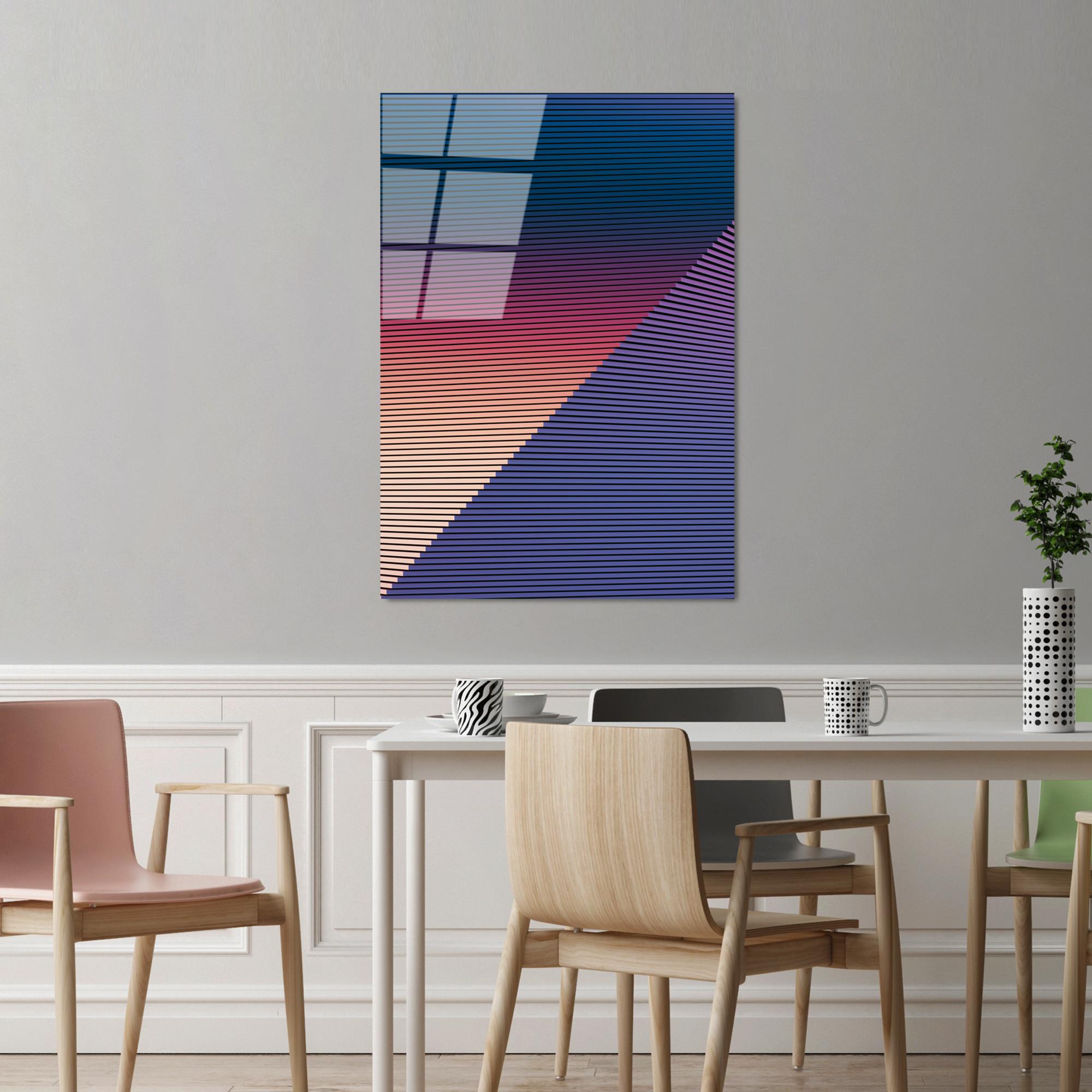 UV-127 Baskılı Cam Dikdörtgen Duvar Tablosu | ByLamp