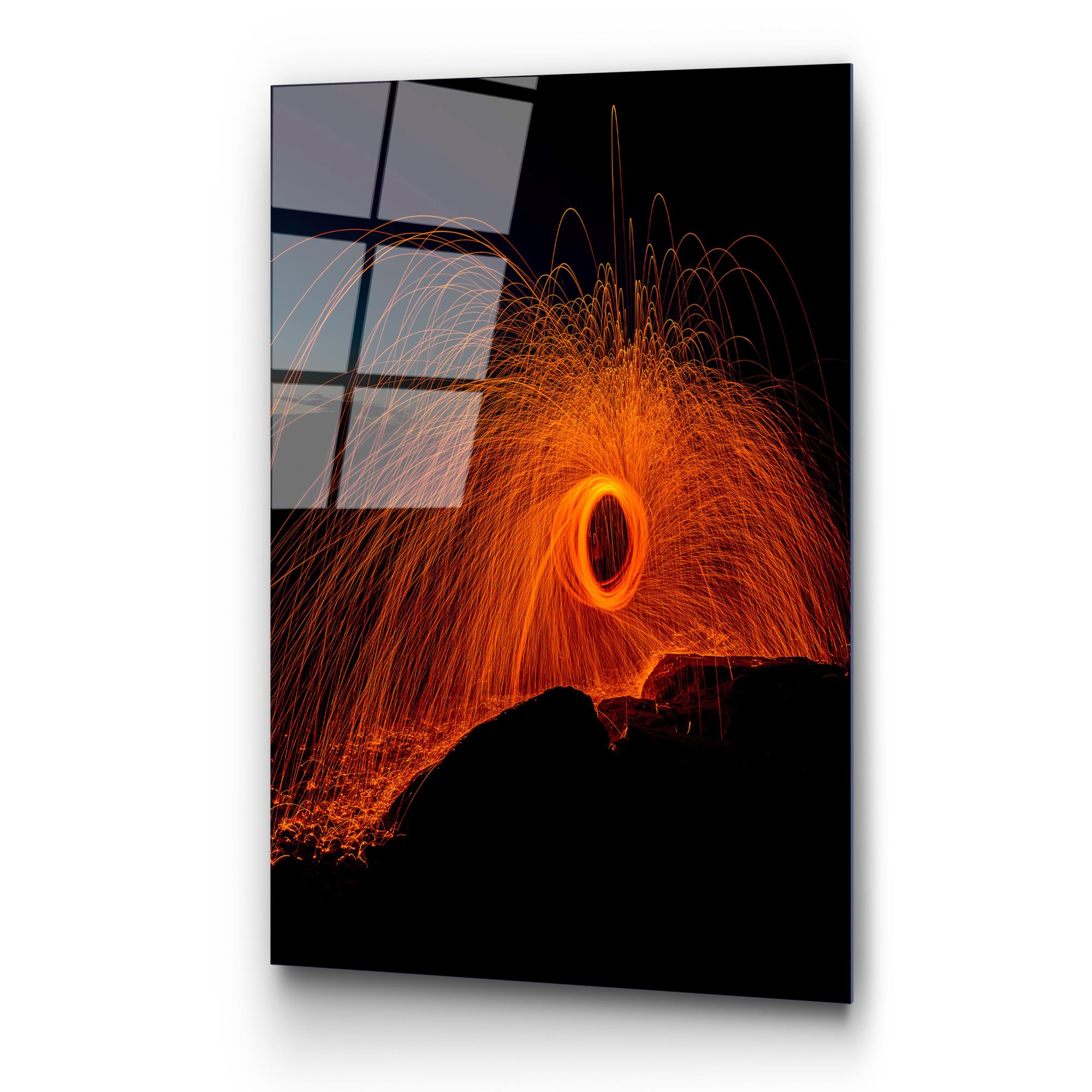 UV-132 Baskılı Cam Dikdörtgen Duvar Tablosu | ByLamp