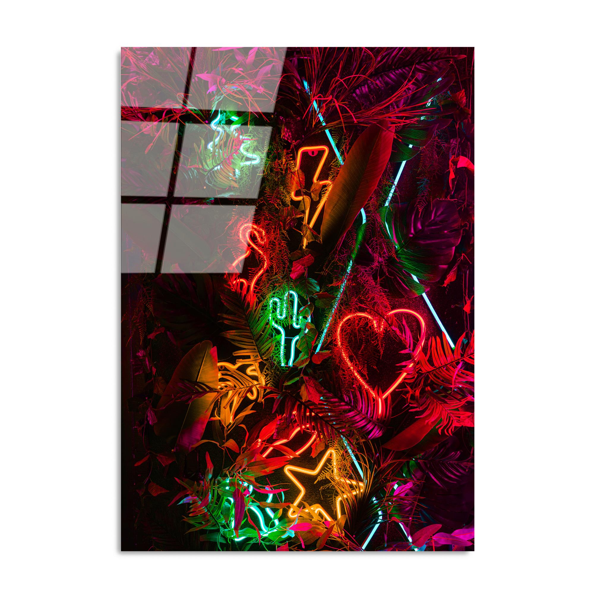 UV-138 Baskılı Cam Dikdörtgen Duvar Tablosu | ByLamp