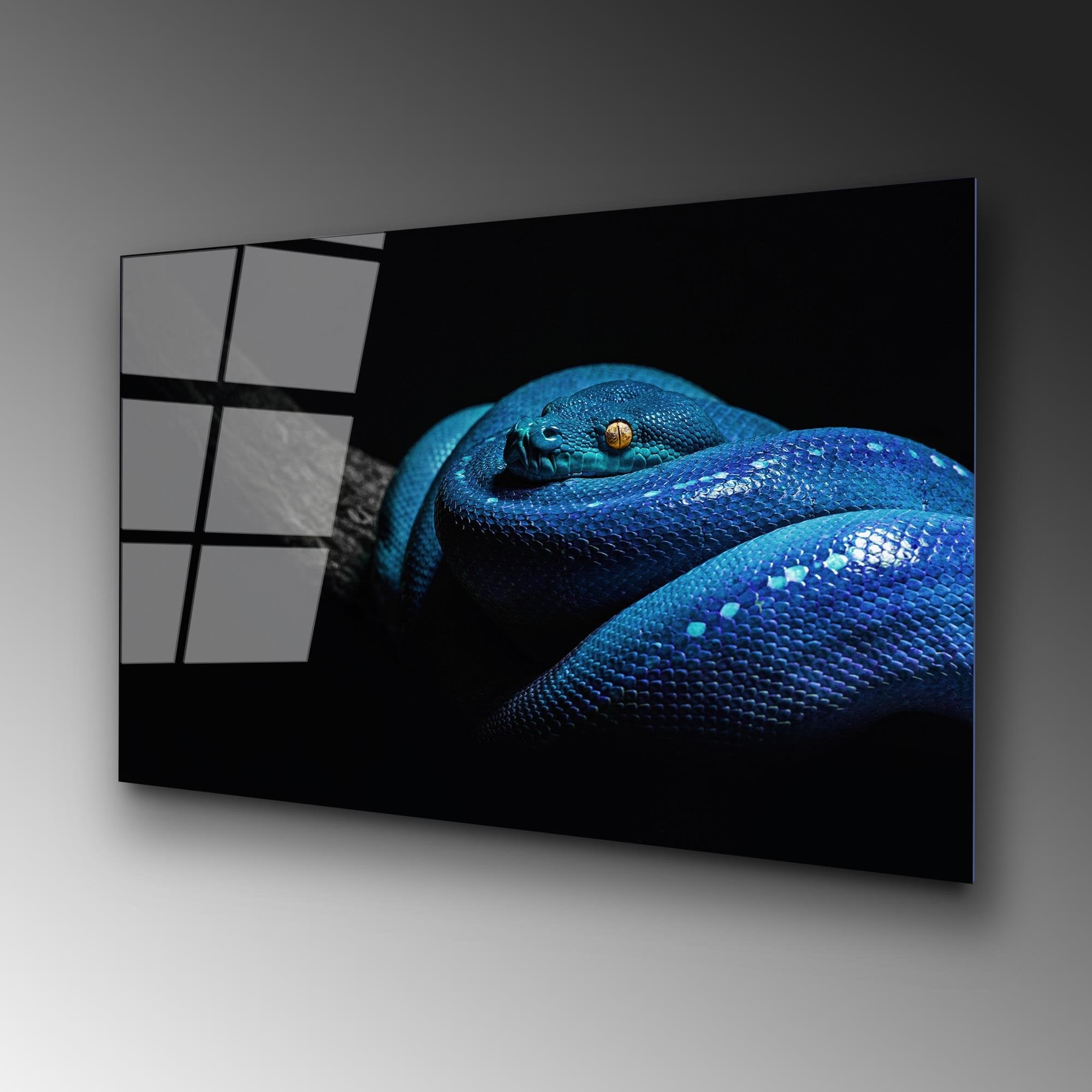 UV-148 Baskılı Cam Dikdörtgen Duvar Tablosu | ByLamp