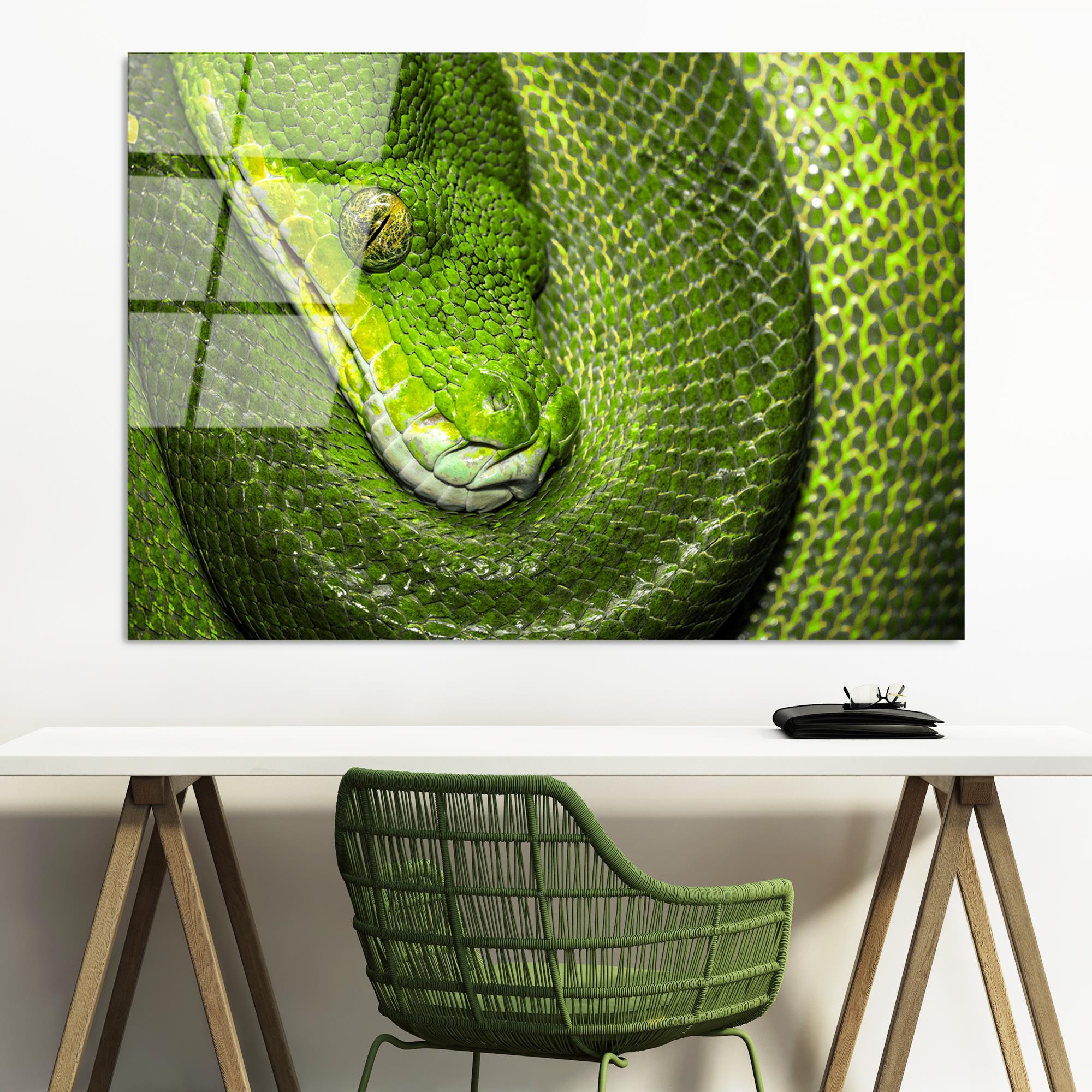 UV-150 Baskılı Cam Dikdörtgen Duvar Tablosu | ByLamp