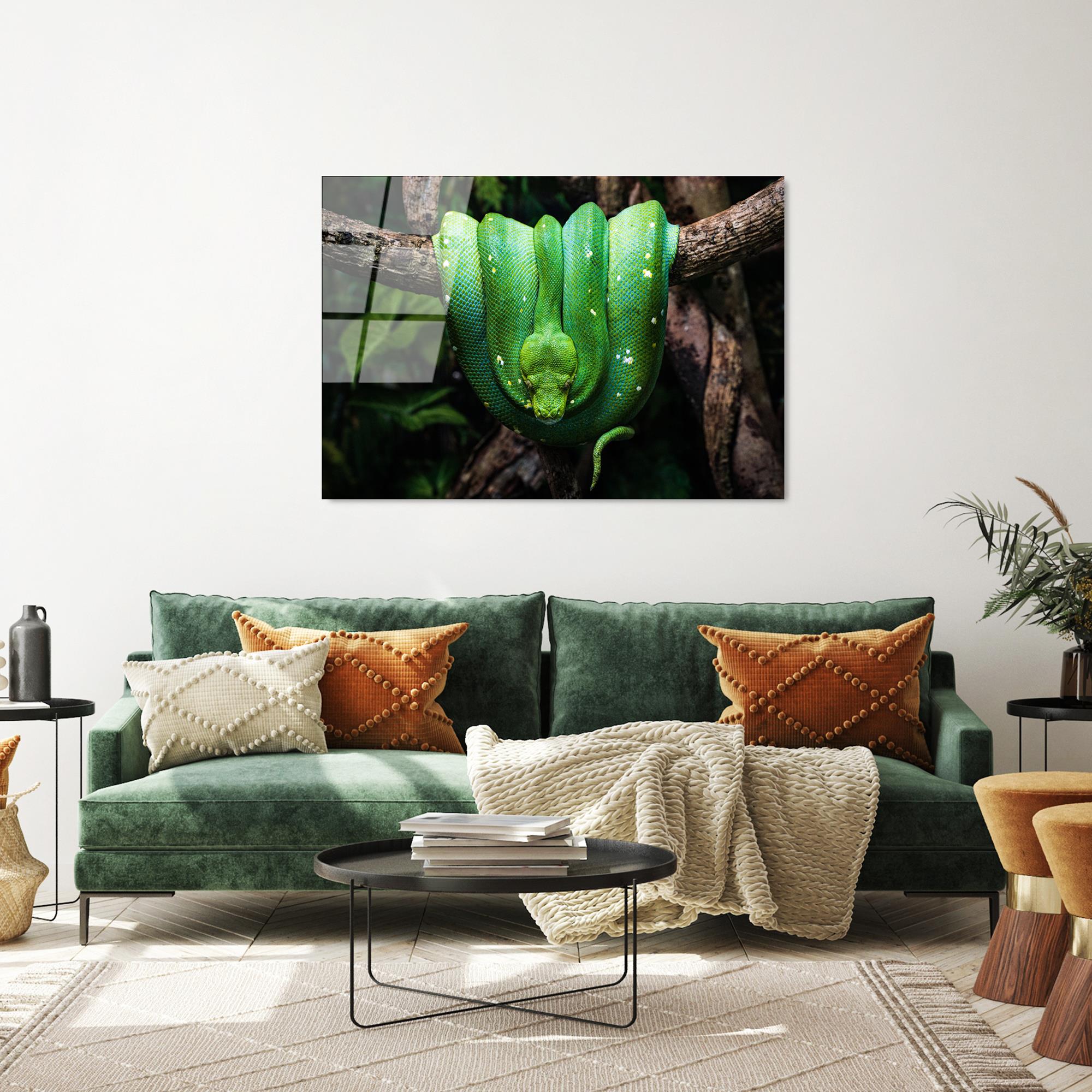 UV-151 Baskılı Cam Dikdörtgen Duvar Tablosu | ByLamp