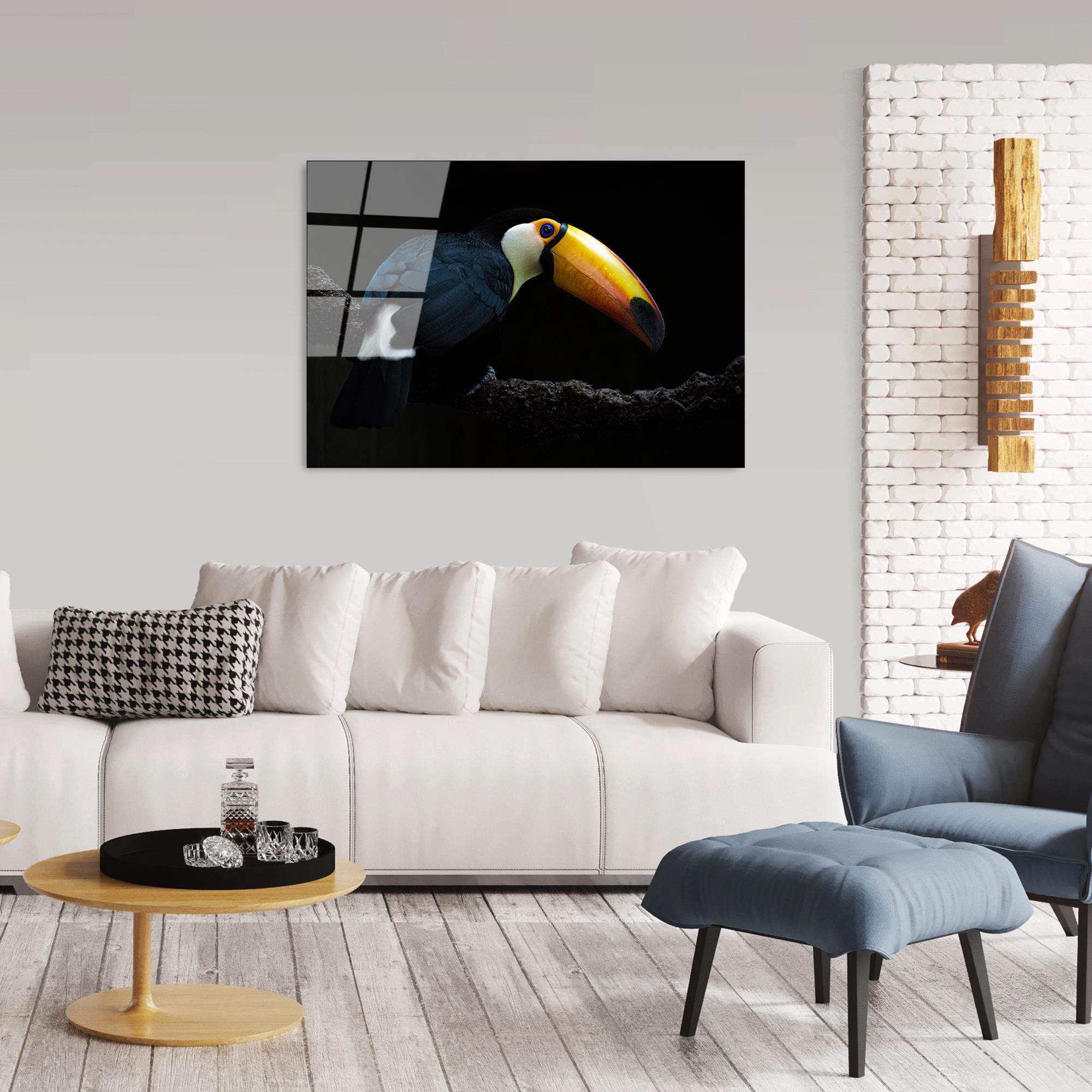 UV-156 Baskılı Cam Dikdörtgen Duvar Tablosu | ByLamp