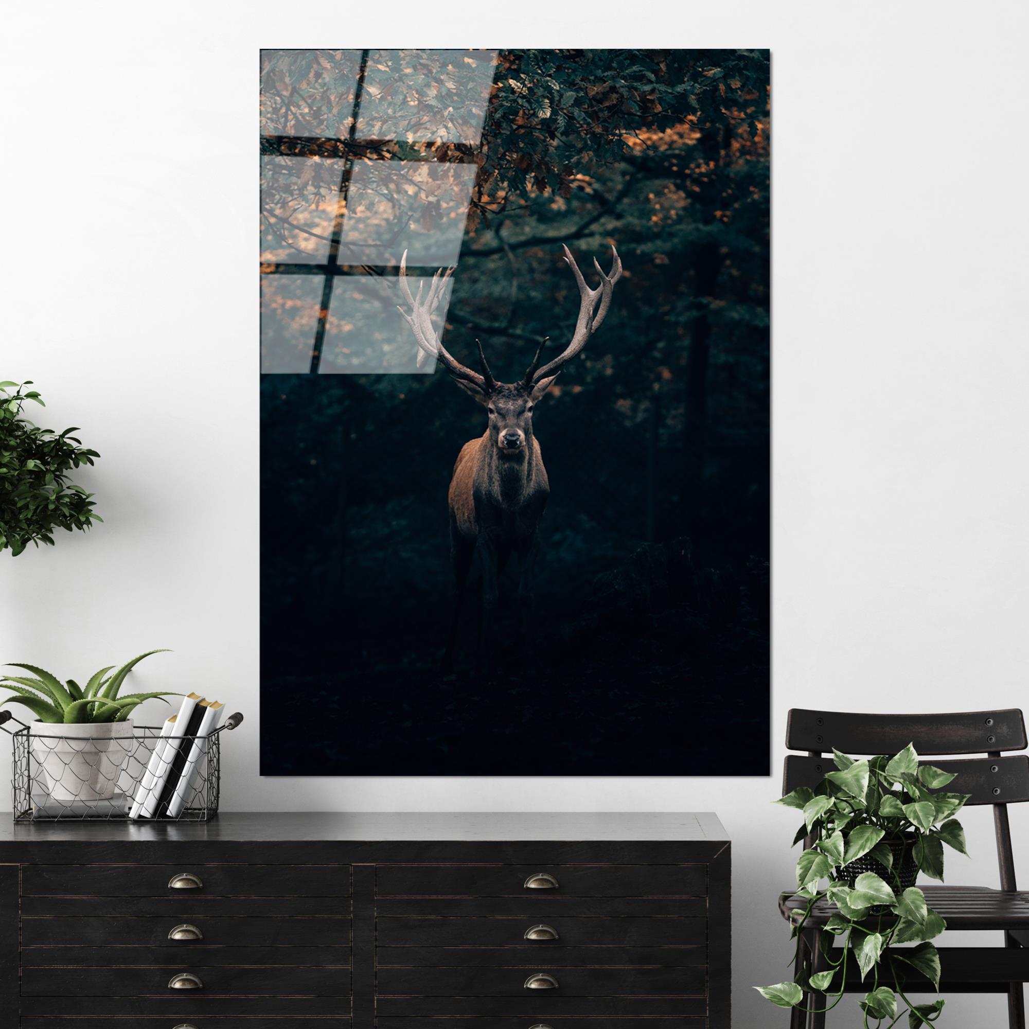 UV-157 Baskılı Cam Dikdörtgen Duvar Tablosu | ByLamp