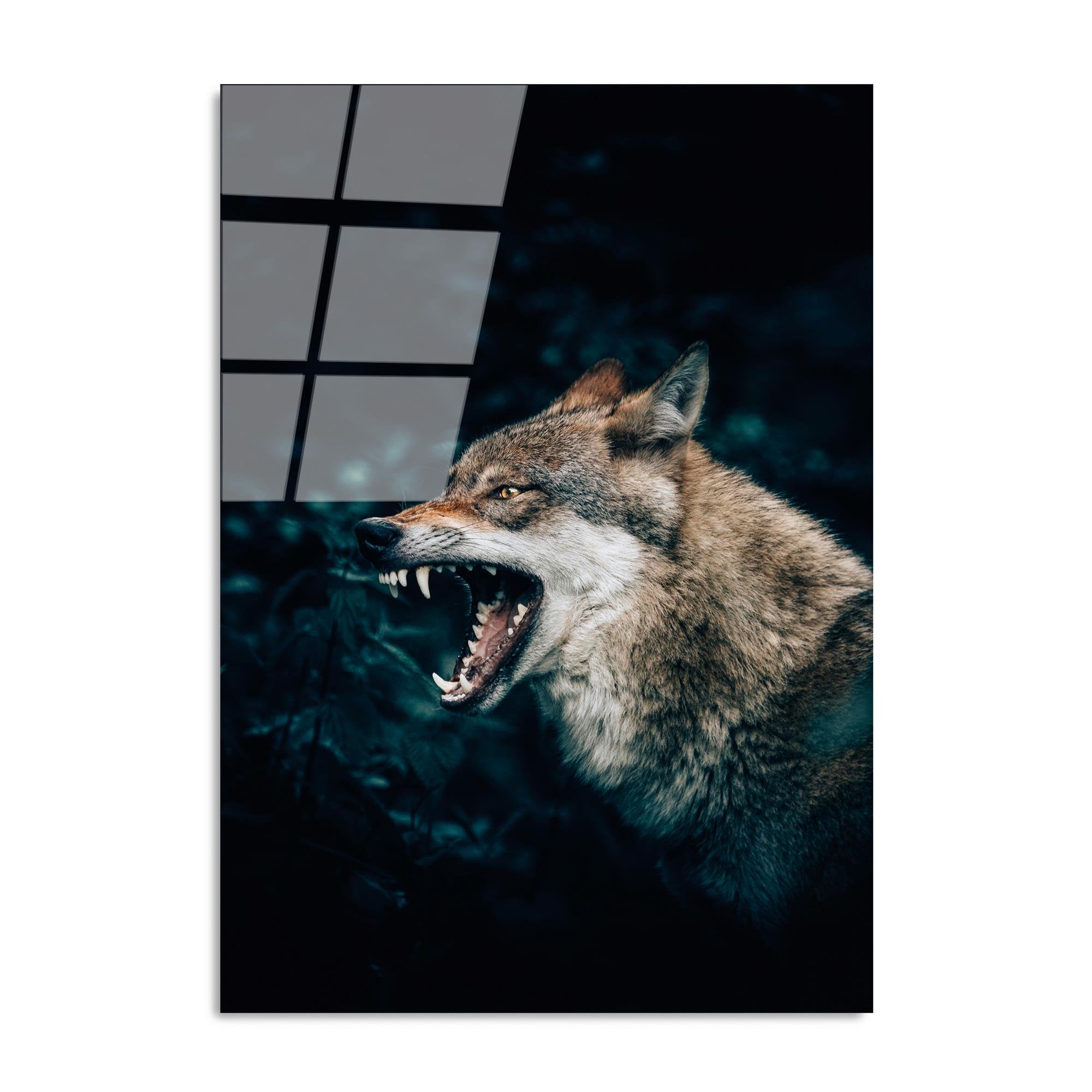 UV-158 Baskılı Cam Dikdörtgen Duvar Tablosu | ByLamp