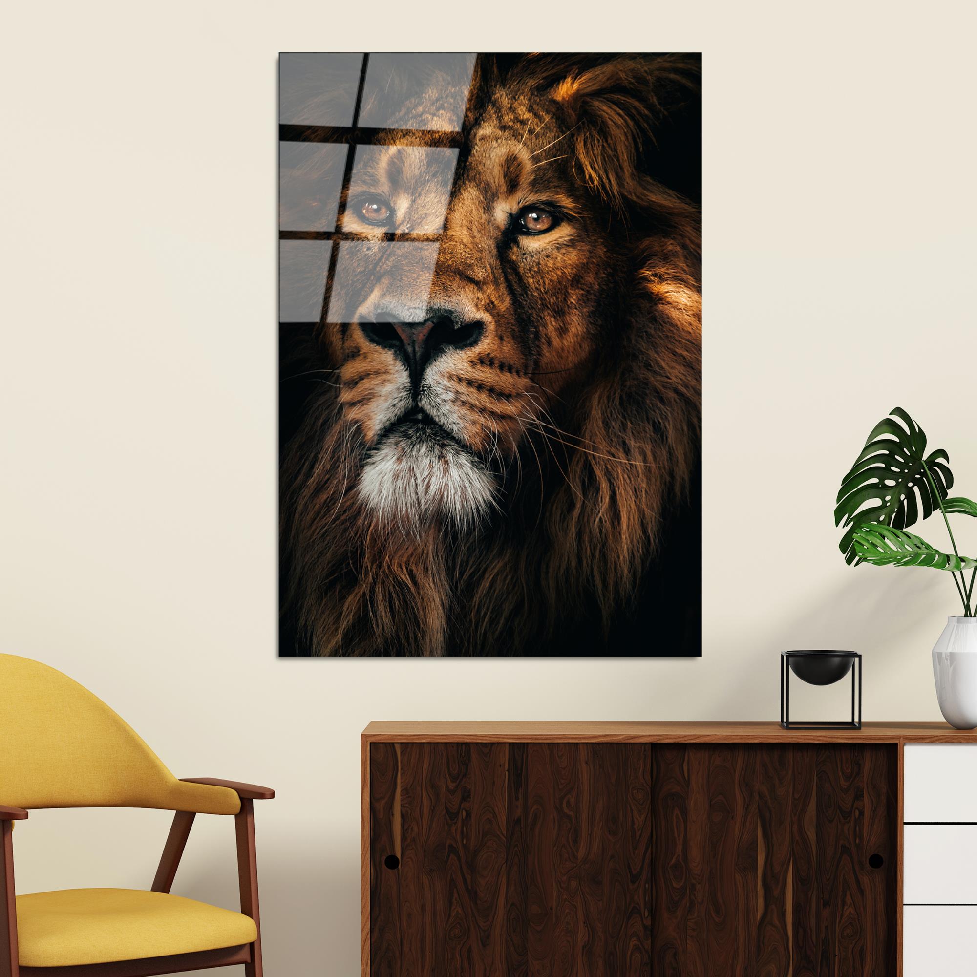 UV-159 Baskılı Cam Dikdörtgen Duvar Tablosu | ByLamp