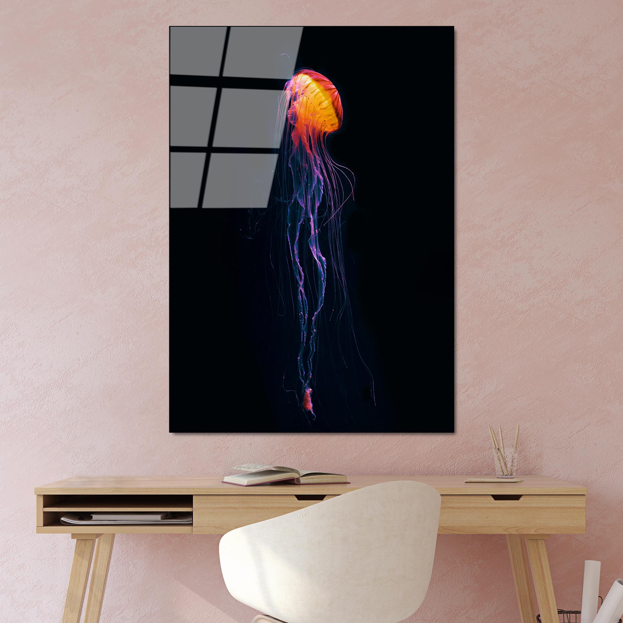 UV-163 Baskılı Cam Dikdörtgen Duvar Tablosu | ByLamp