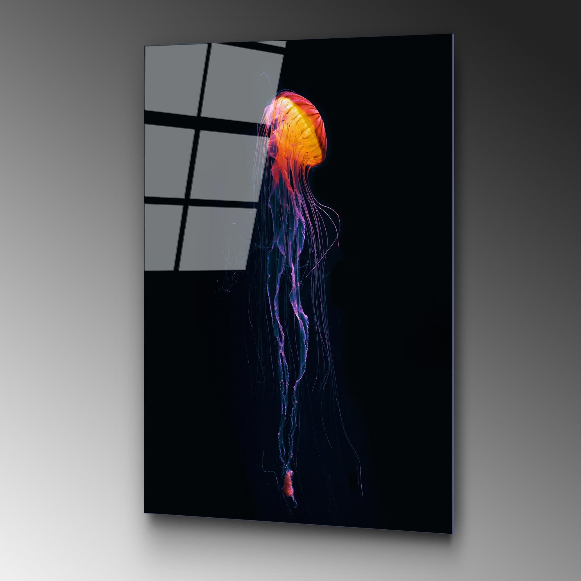 UV-163 Baskılı Cam Dikdörtgen Duvar Tablosu | ByLamp