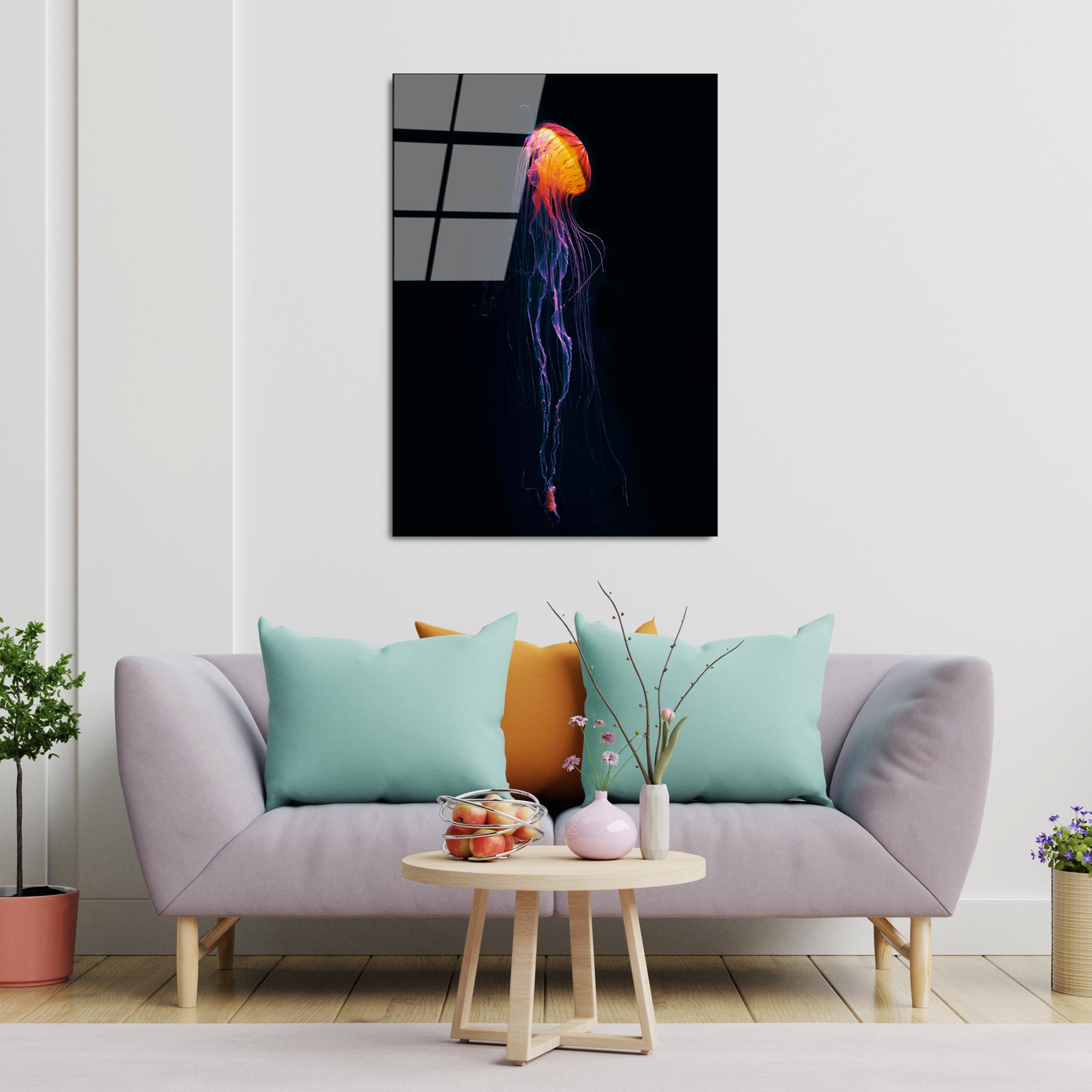 UV-163 Baskılı Cam Dikdörtgen Duvar Tablosu | ByLamp