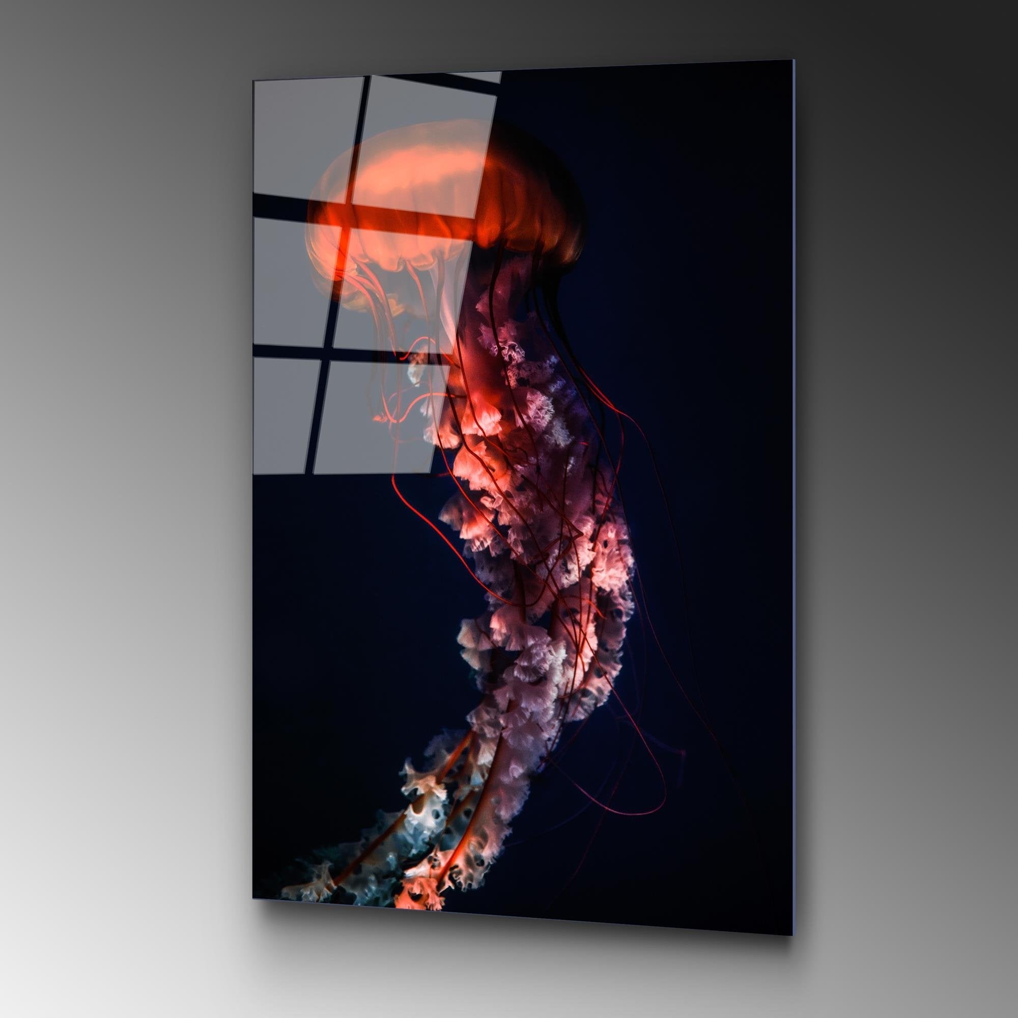 UV-165 Baskılı Cam Dikdörtgen Duvar Tablosu | ByLamp