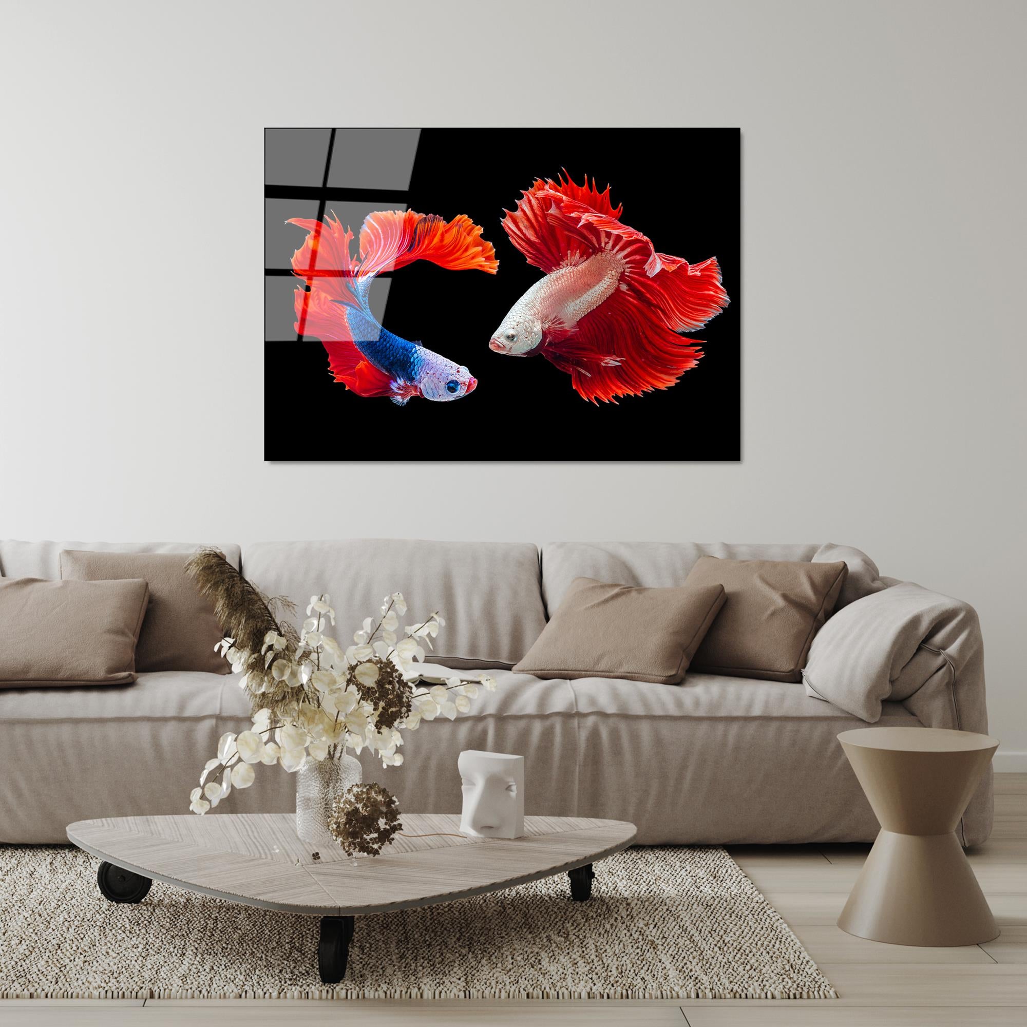 UV-167 Baskılı Cam Dikdörtgen Duvar Tablosu | ByLamp