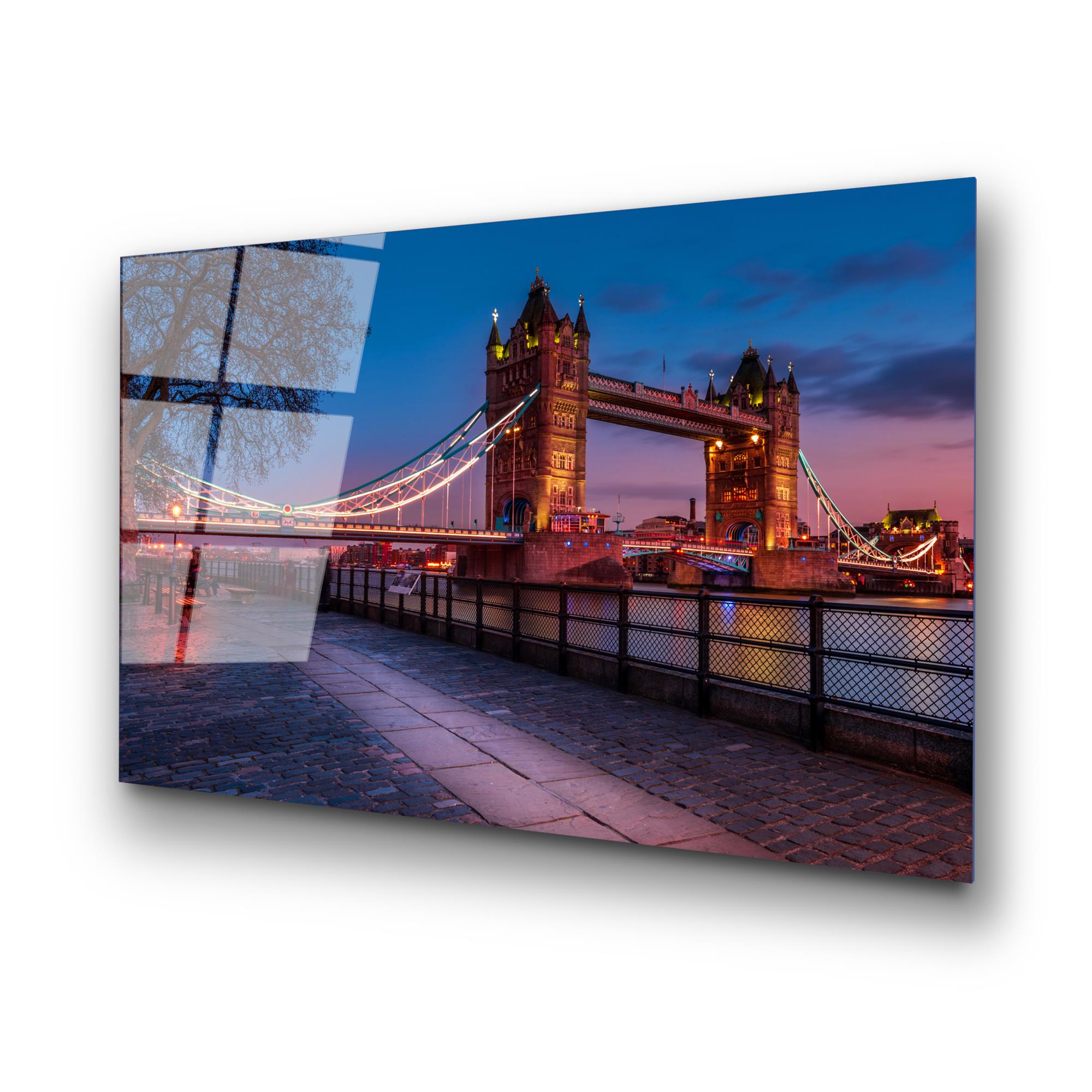 UV-171 Baskılı Cam Dikdörtgen Duvar Tablosu | ByLamp