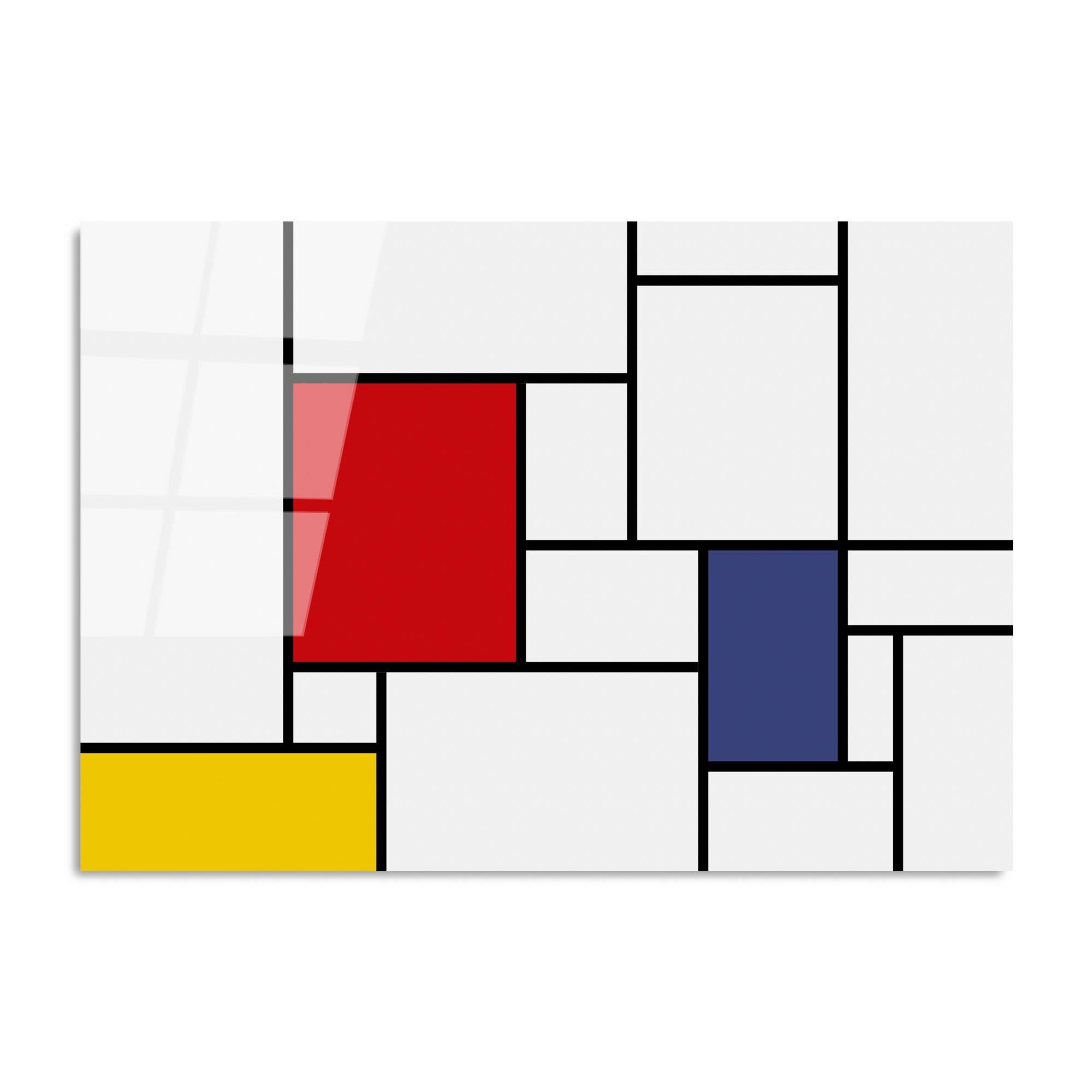 UV-181 Baskılı Cam Dikdörtgen Duvar Tablosu | ByLamp