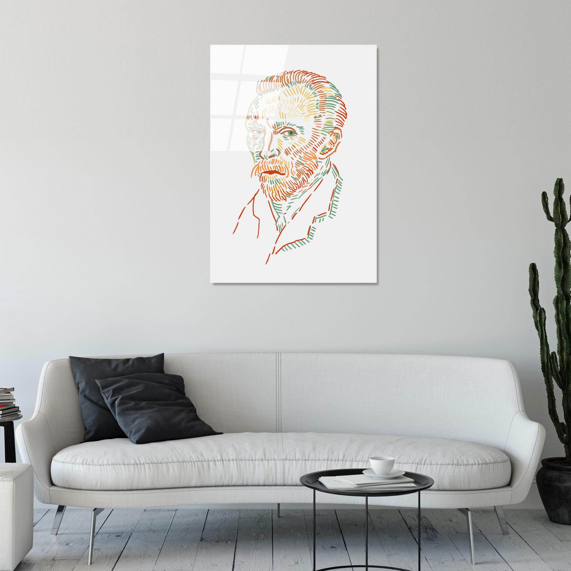 UV-182 Baskılı Cam Dikdörtgen Duvar Tablosu | ByLamp