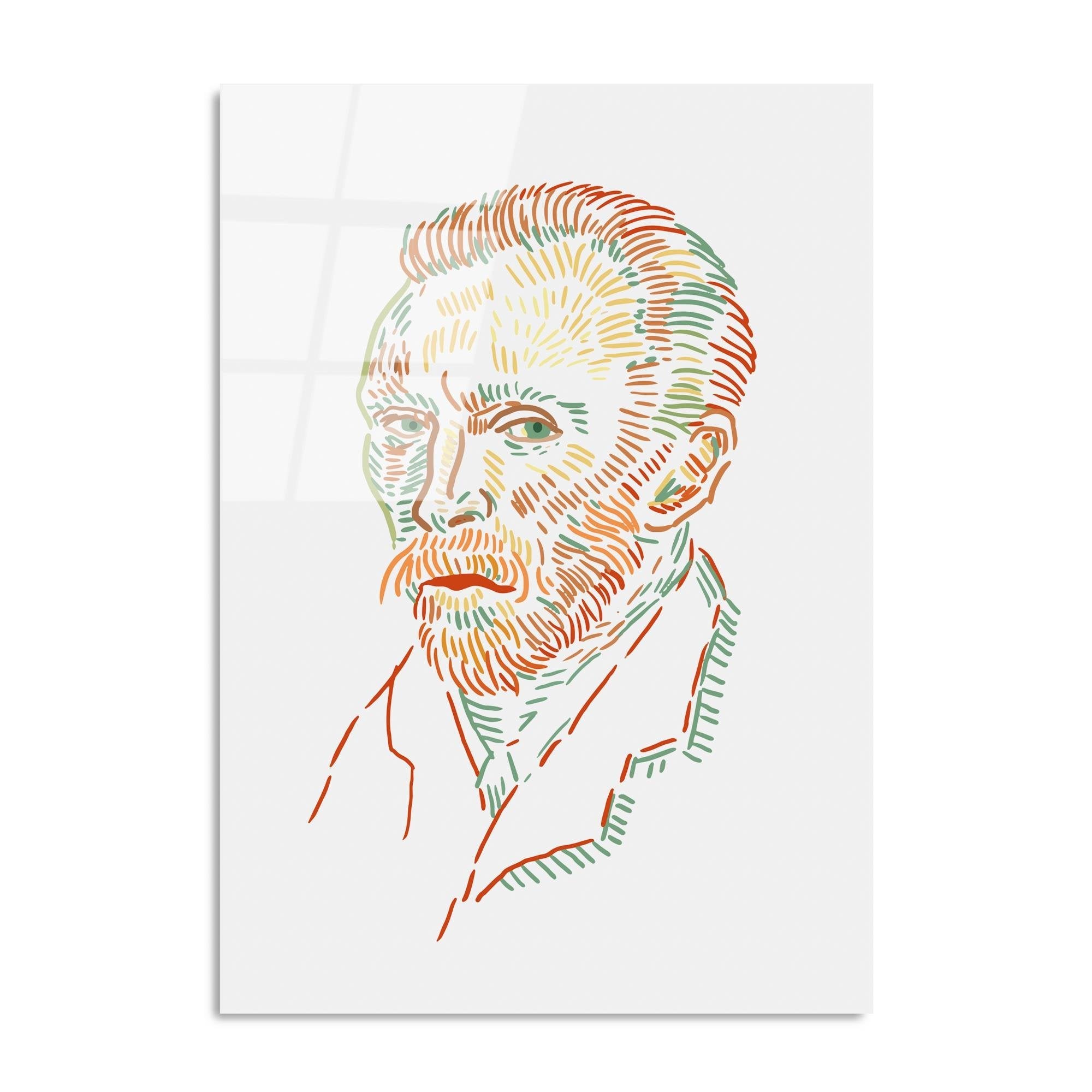 UV-182 Baskılı Cam Dikdörtgen Duvar Tablosu | ByLamp