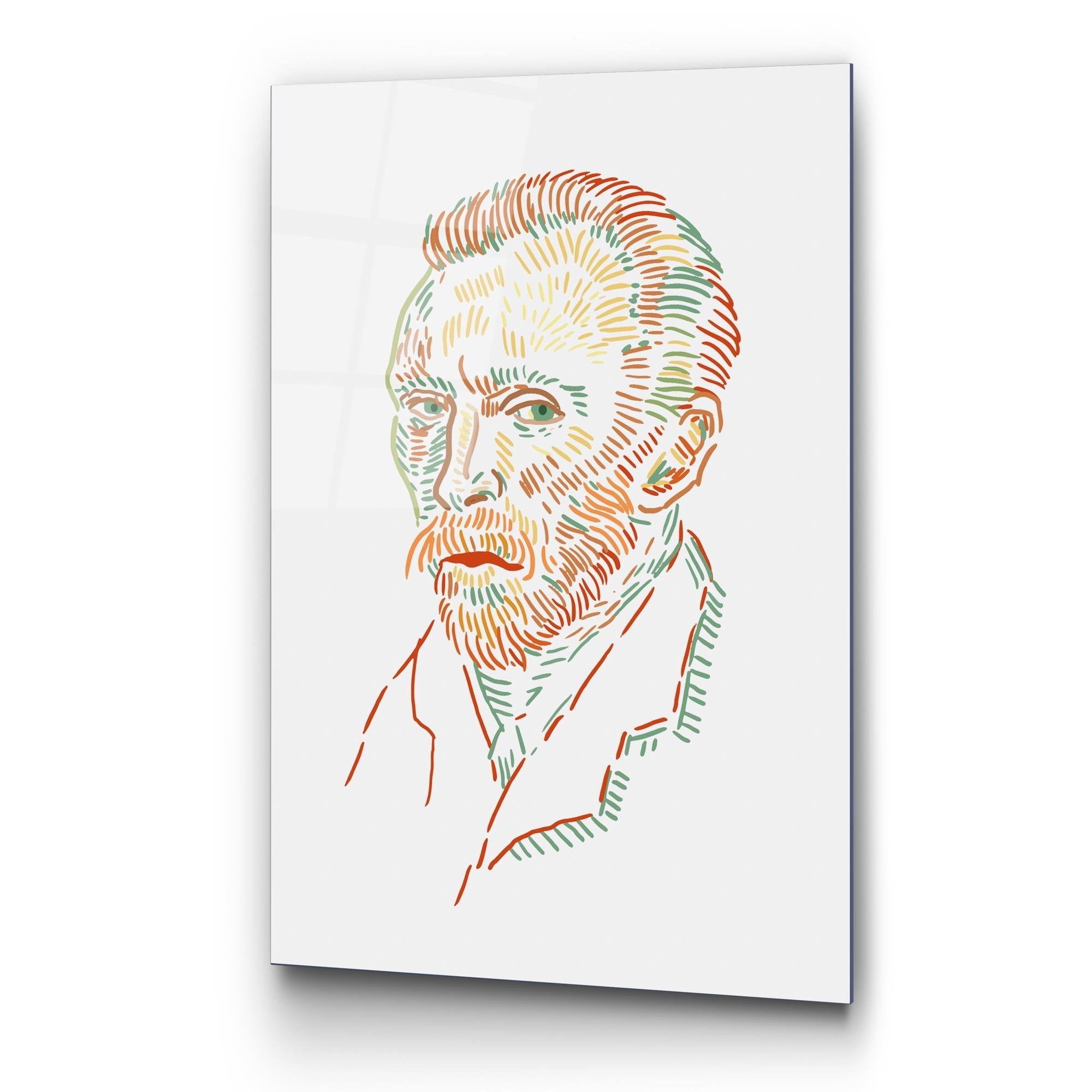 UV-182 Baskılı Cam Dikdörtgen Duvar Tablosu | ByLamp