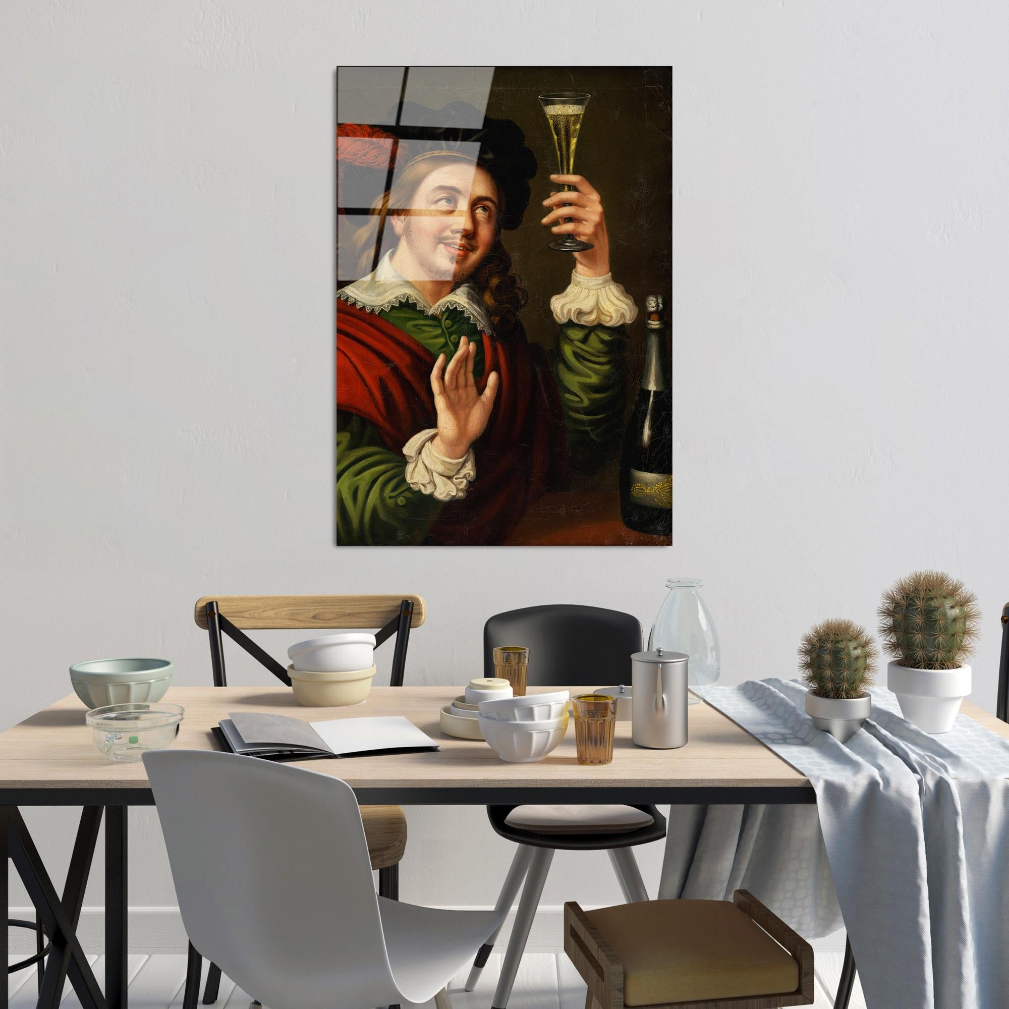 UV-184 Baskılı Cam Dikdörtgen Duvar Tablosu | ByLamp