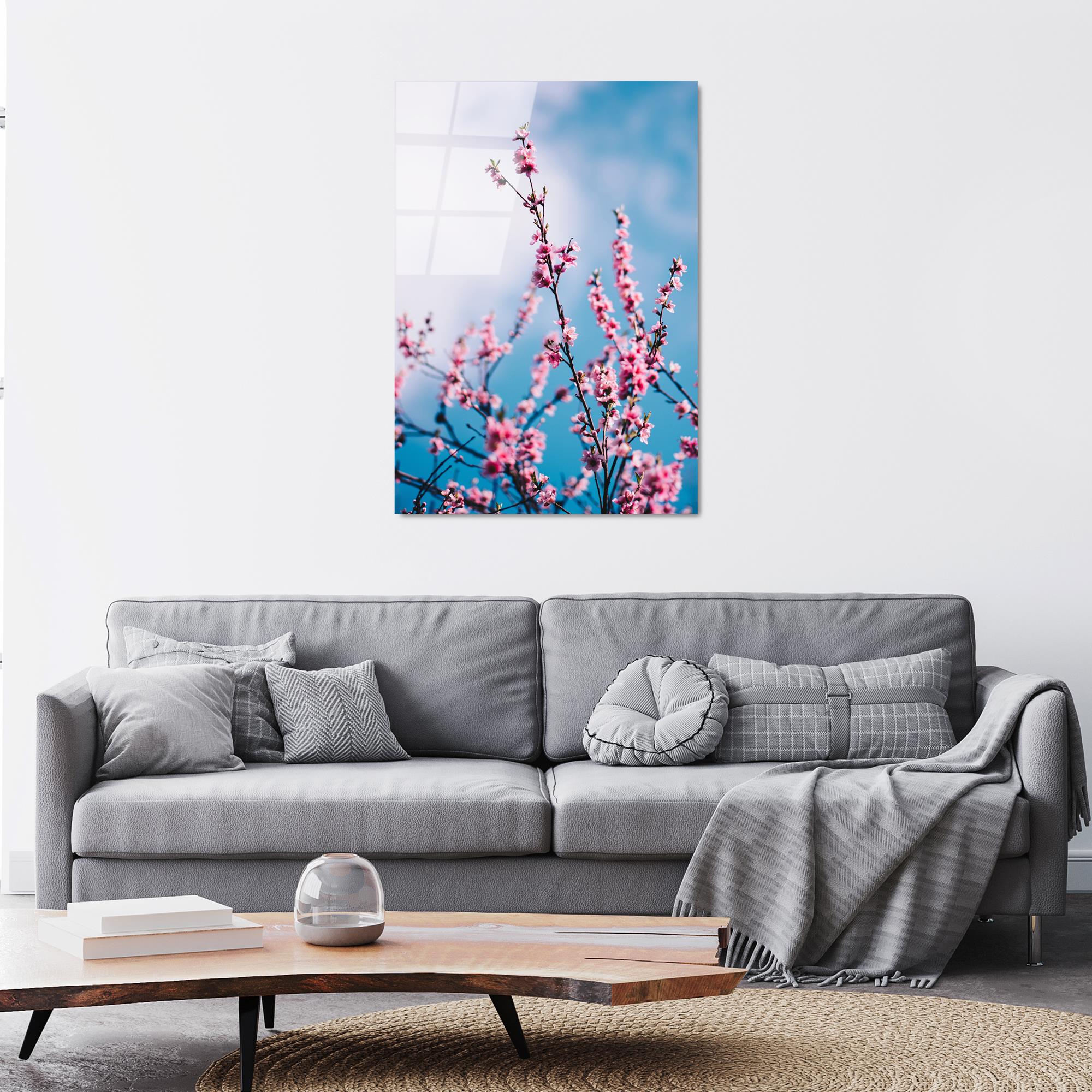 UV-186 Baskılı Cam Dikdörtgen Duvar Tablosu | ByLamp