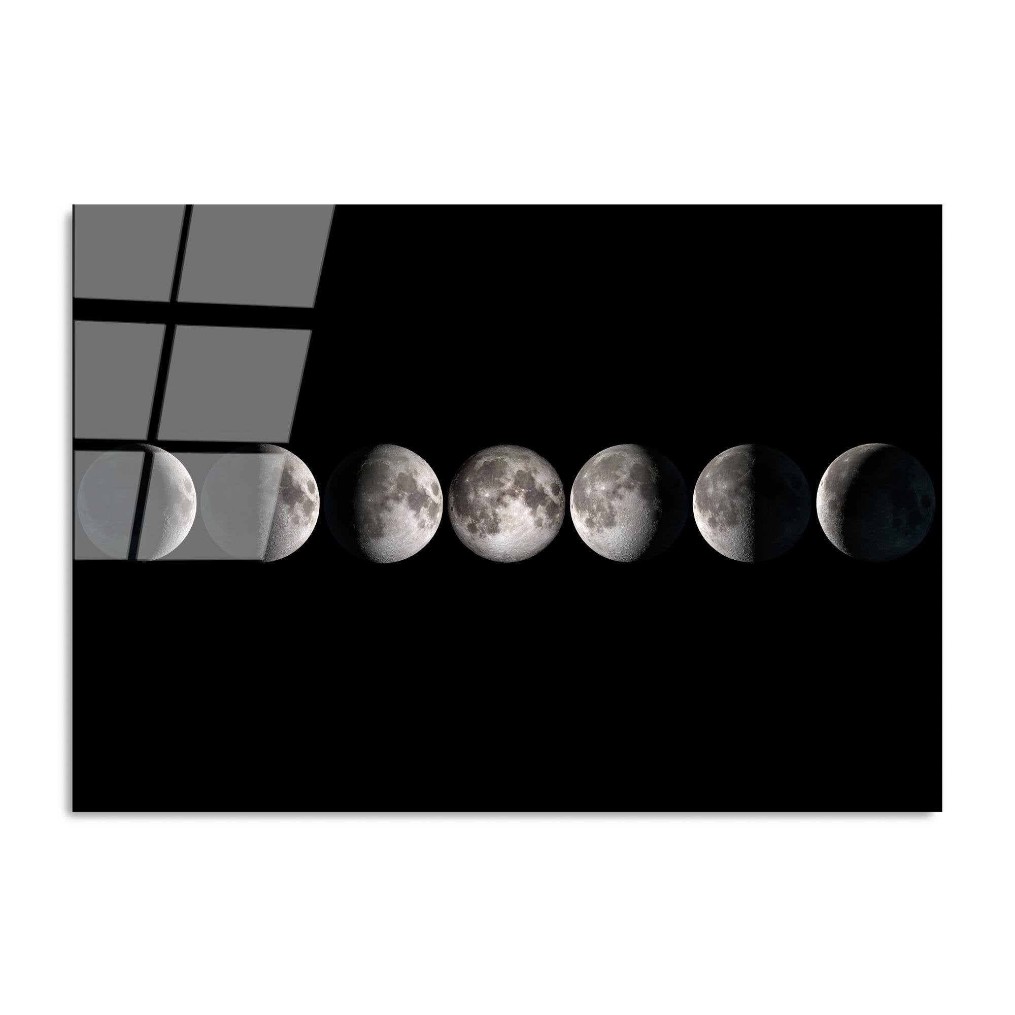 UV-187 Baskılı Cam Dikdörtgen Duvar Tablosu | ByLamp