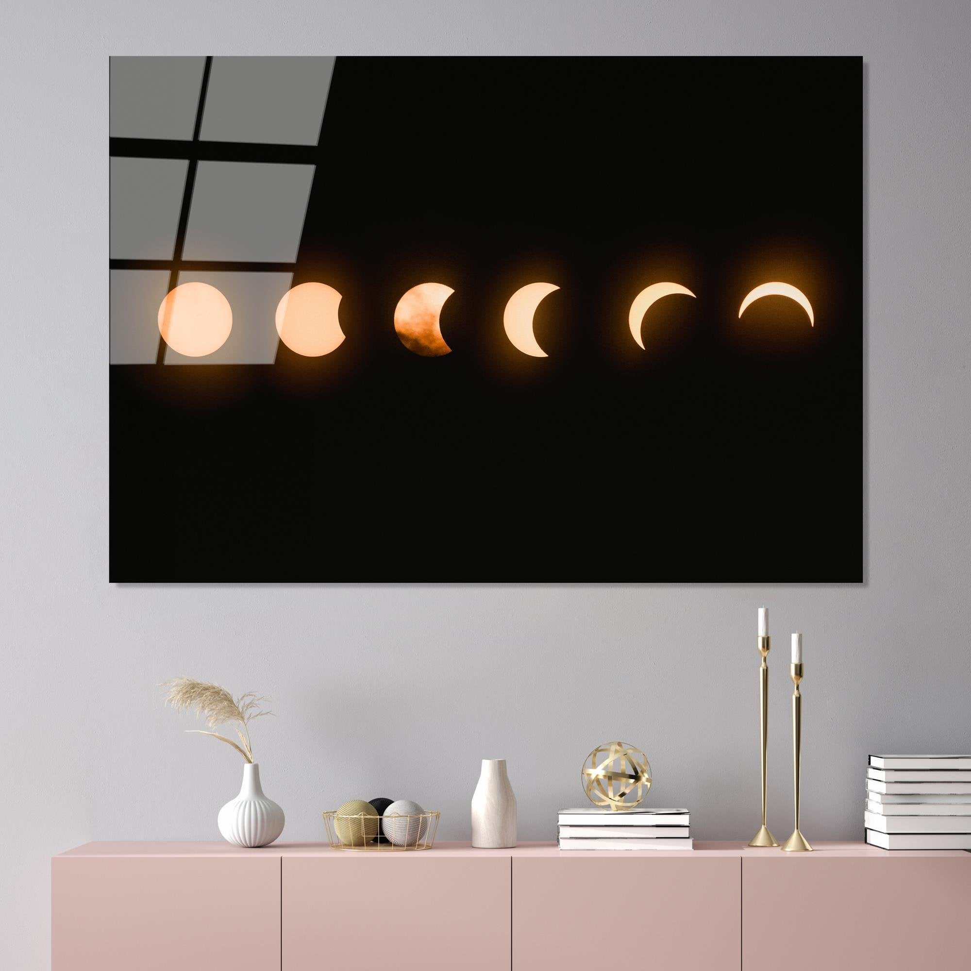 UV-189 Baskılı Cam Dikdörtgen Duvar Tablosu | ByLamp