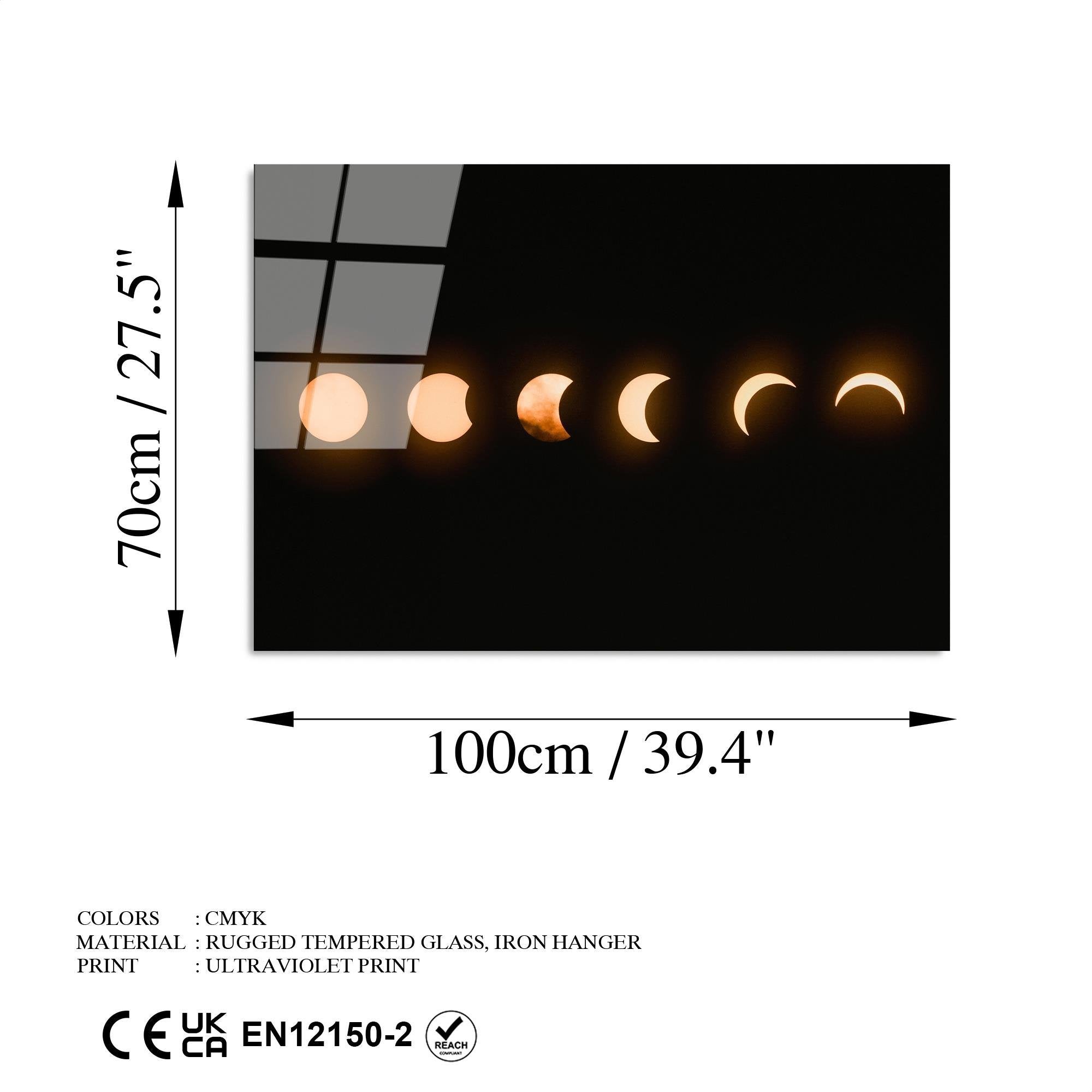 UV-189 Baskılı Cam Dikdörtgen Duvar Tablosu | ByLamp