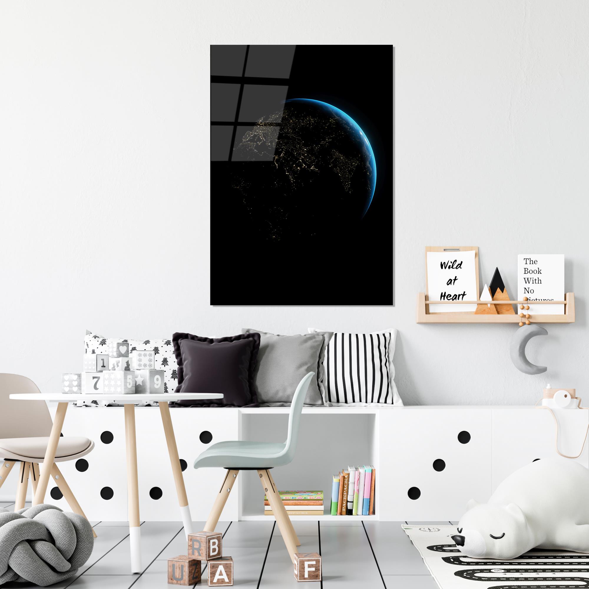 UV-192 Baskılı Cam Dikdörtgen Duvar Tablosu | ByLamp