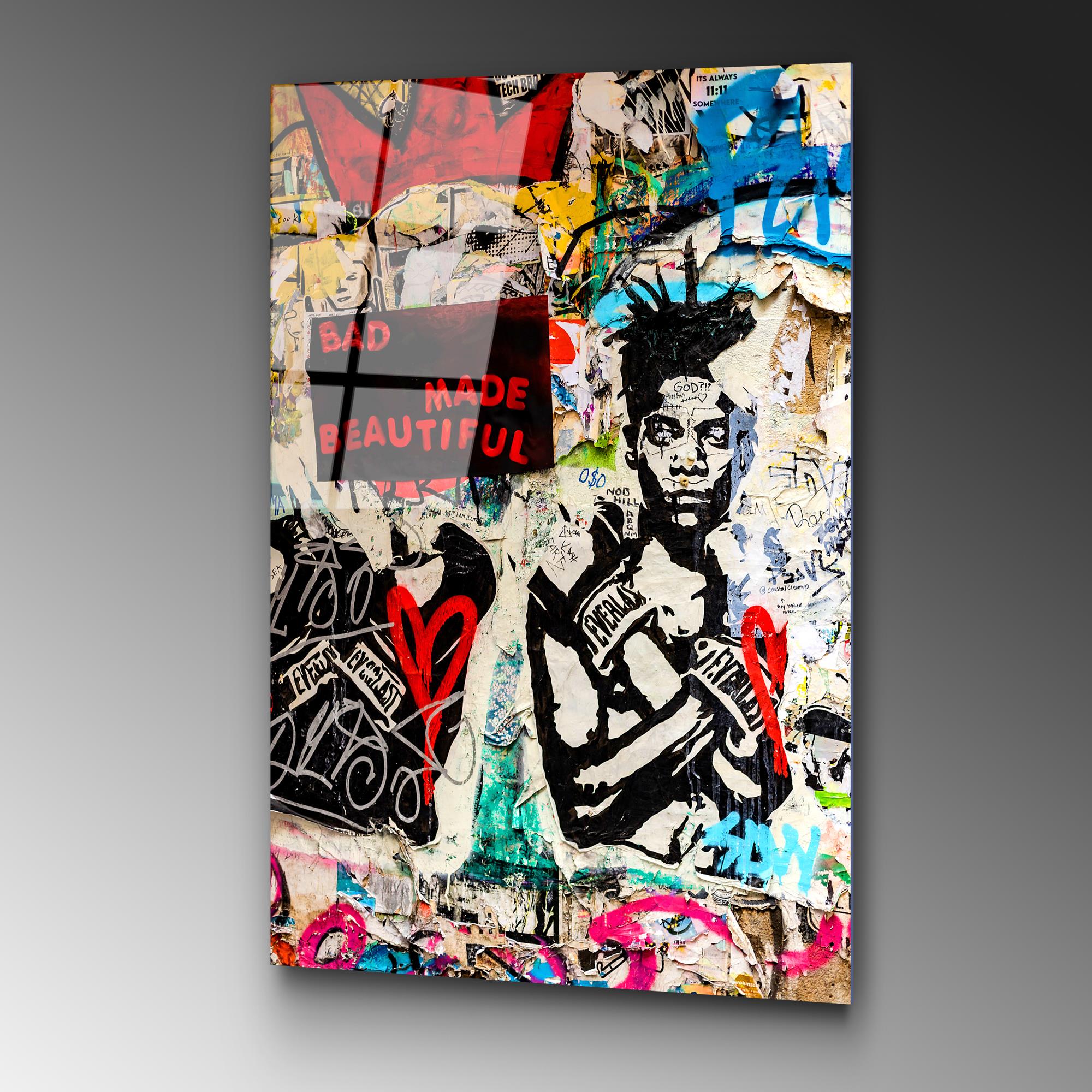 UV-195 Baskılı Cam Dikdörtgen Duvar Tablosu | ByLamp