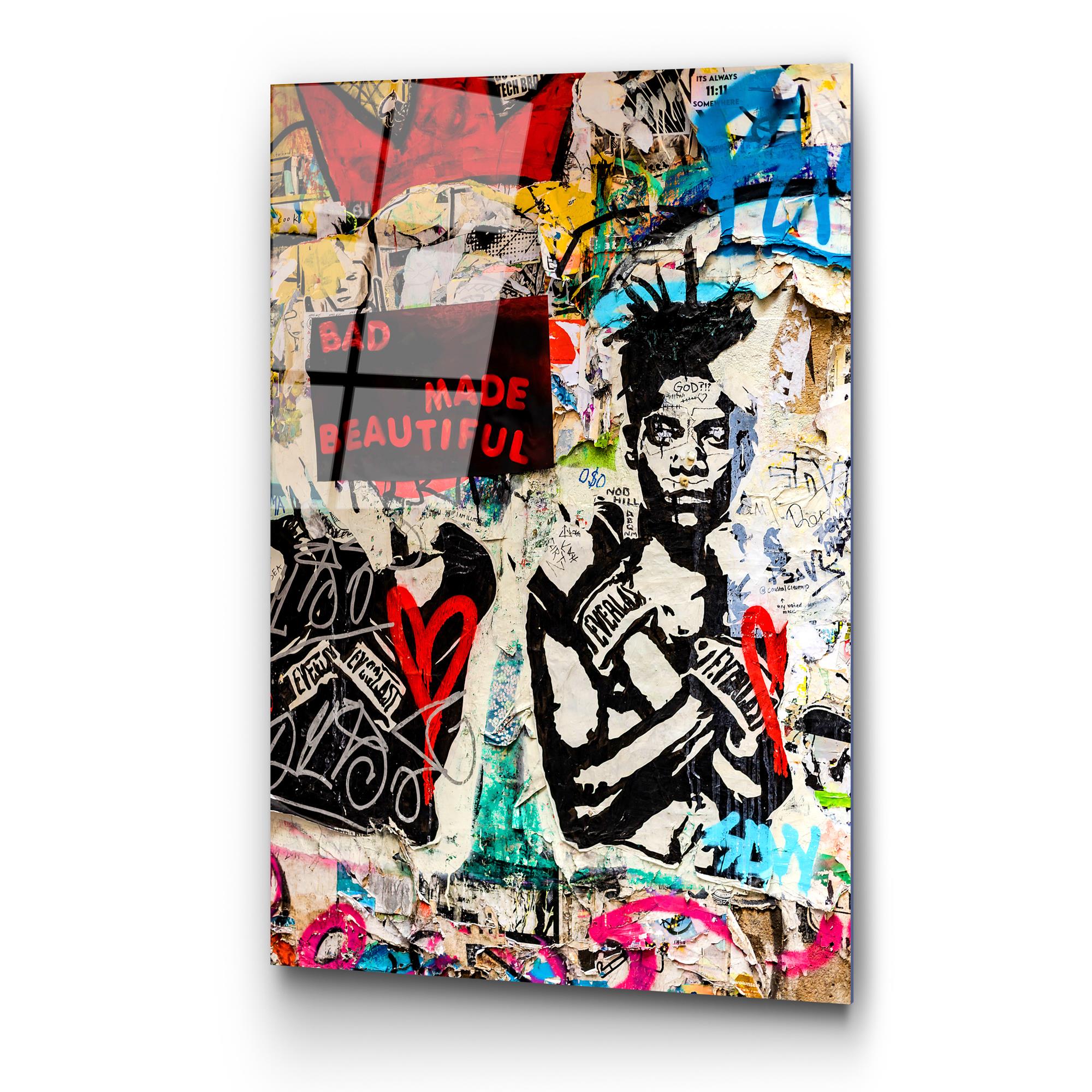 UV-195 Baskılı Cam Dikdörtgen Duvar Tablosu | ByLamp