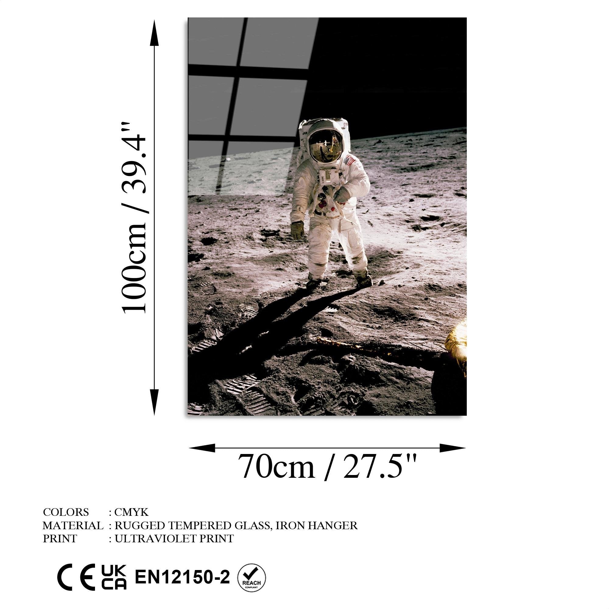 UV-196 Baskılı Cam Dikdörtgen Duvar Tablosu | ByLamp
