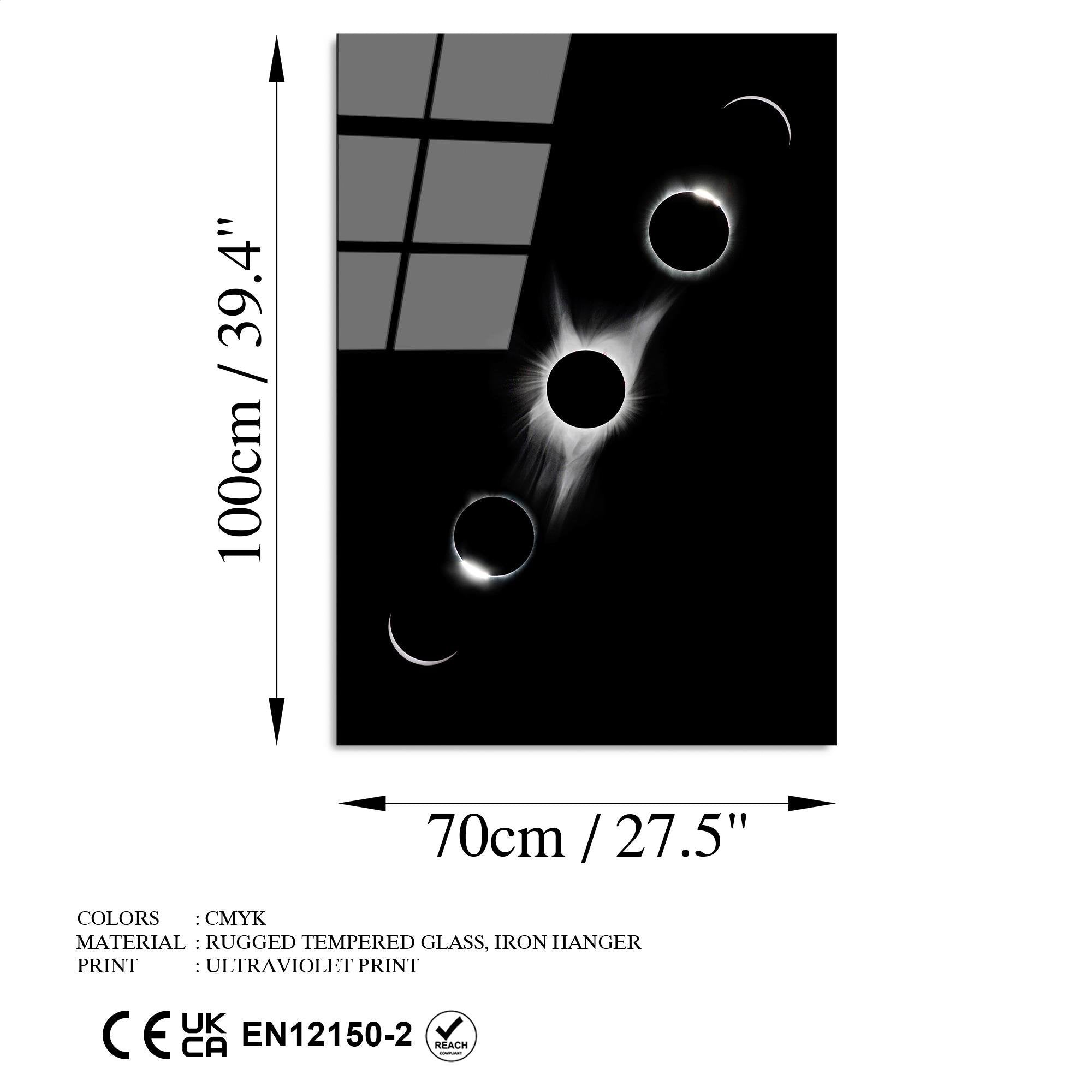 UV-197 Baskılı Cam Dikdörtgen Duvar Tablosu | ByLamp