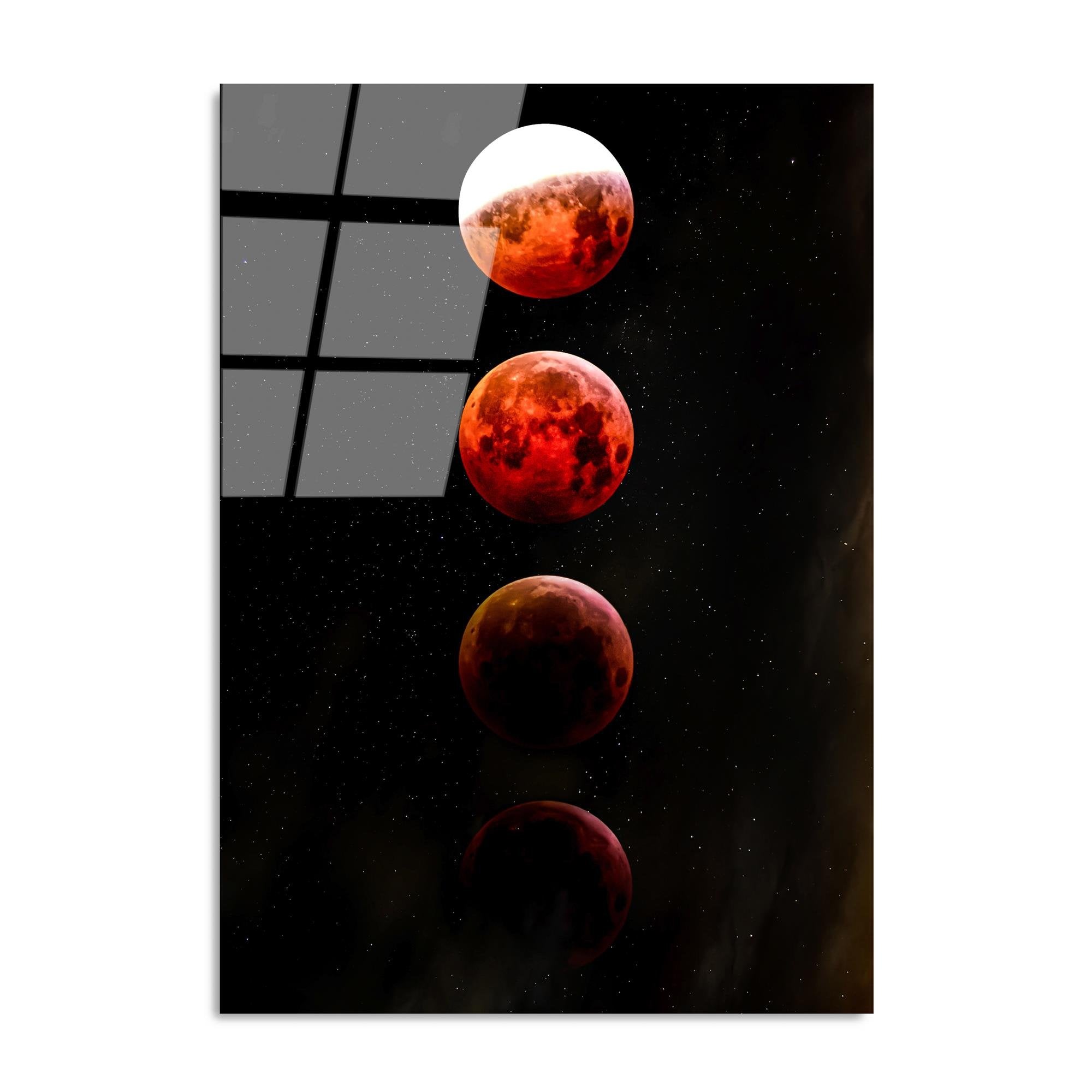 UV-201 Baskılı Cam Dikdörtgen Duvar Tablosu | ByLamp