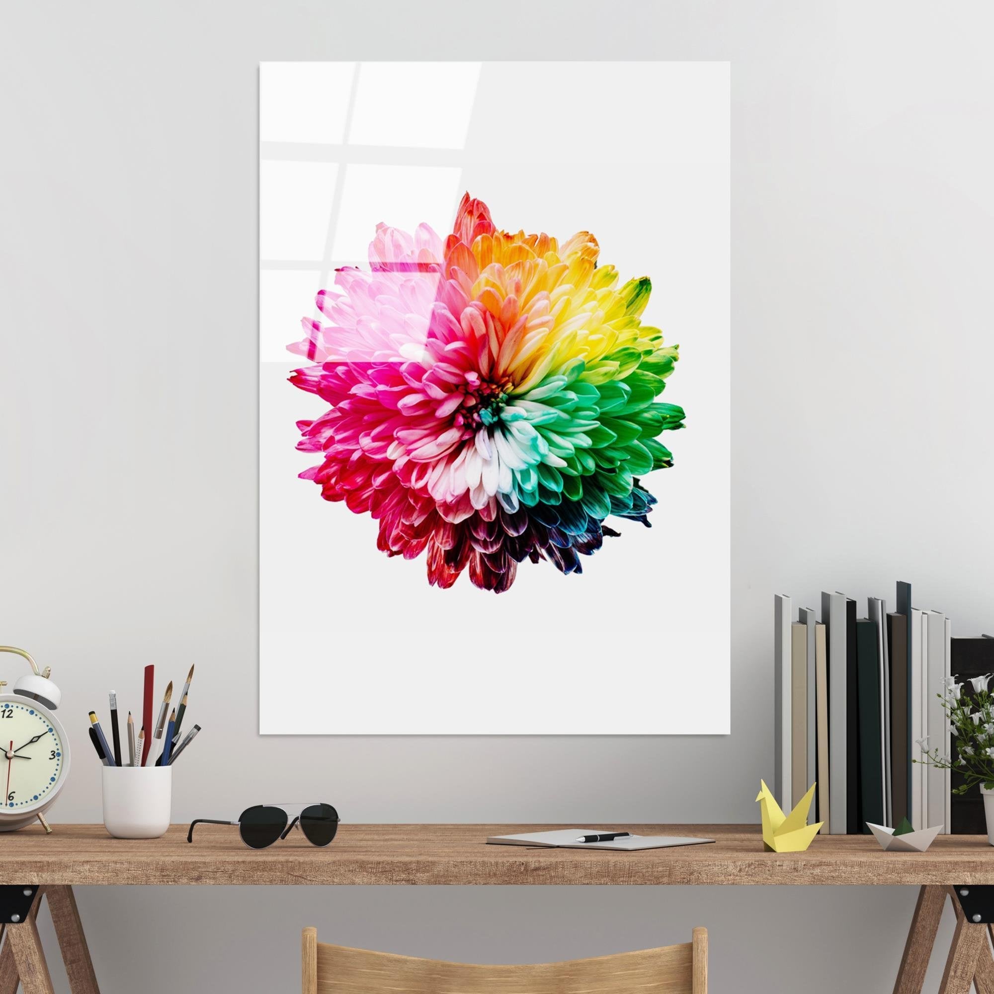 UV-202 Baskılı Cam Dikdörtgen Duvar Tablosu | ByLamp