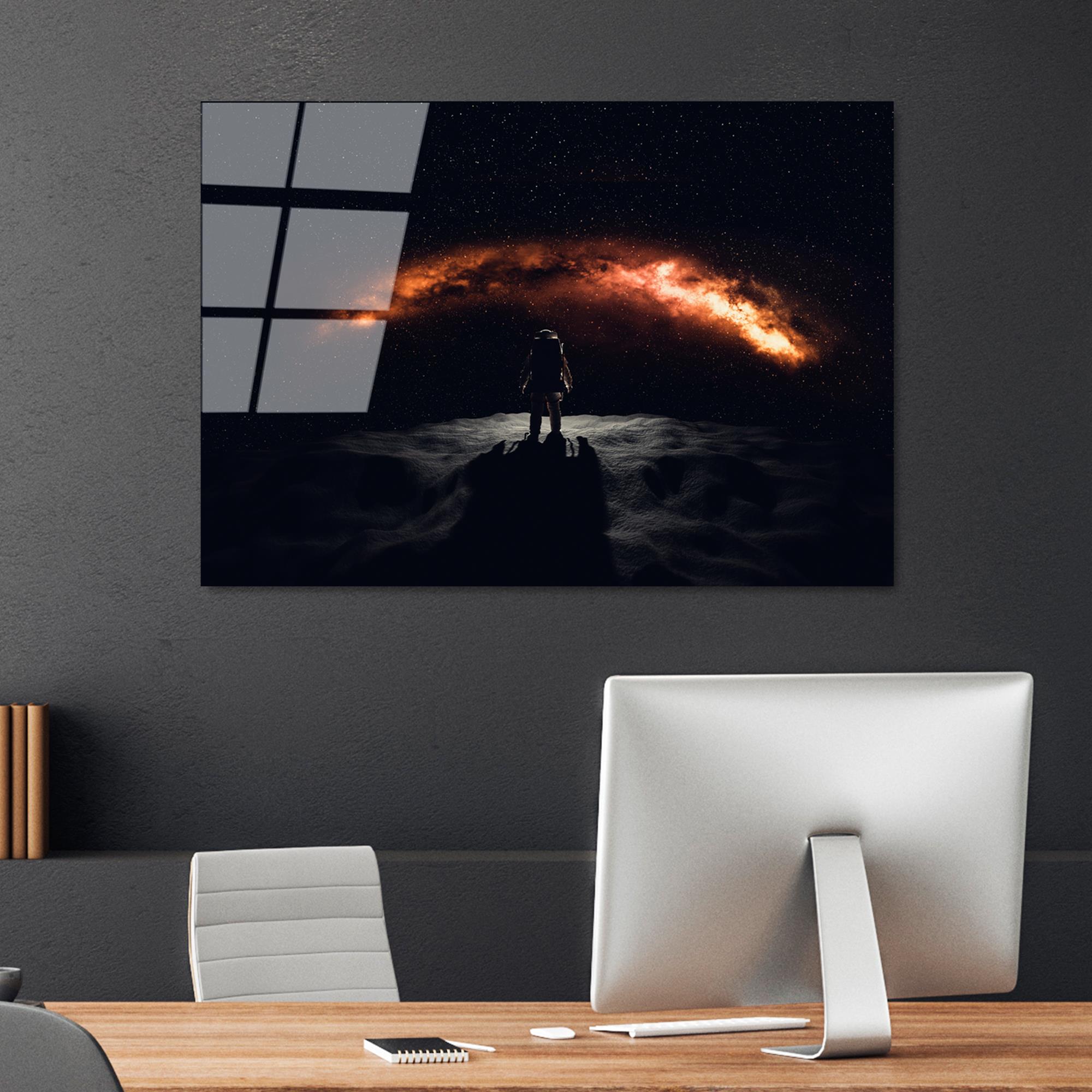 UV-209 Baskılı Cam Dikdörtgen Duvar Tablosu | ByLamp