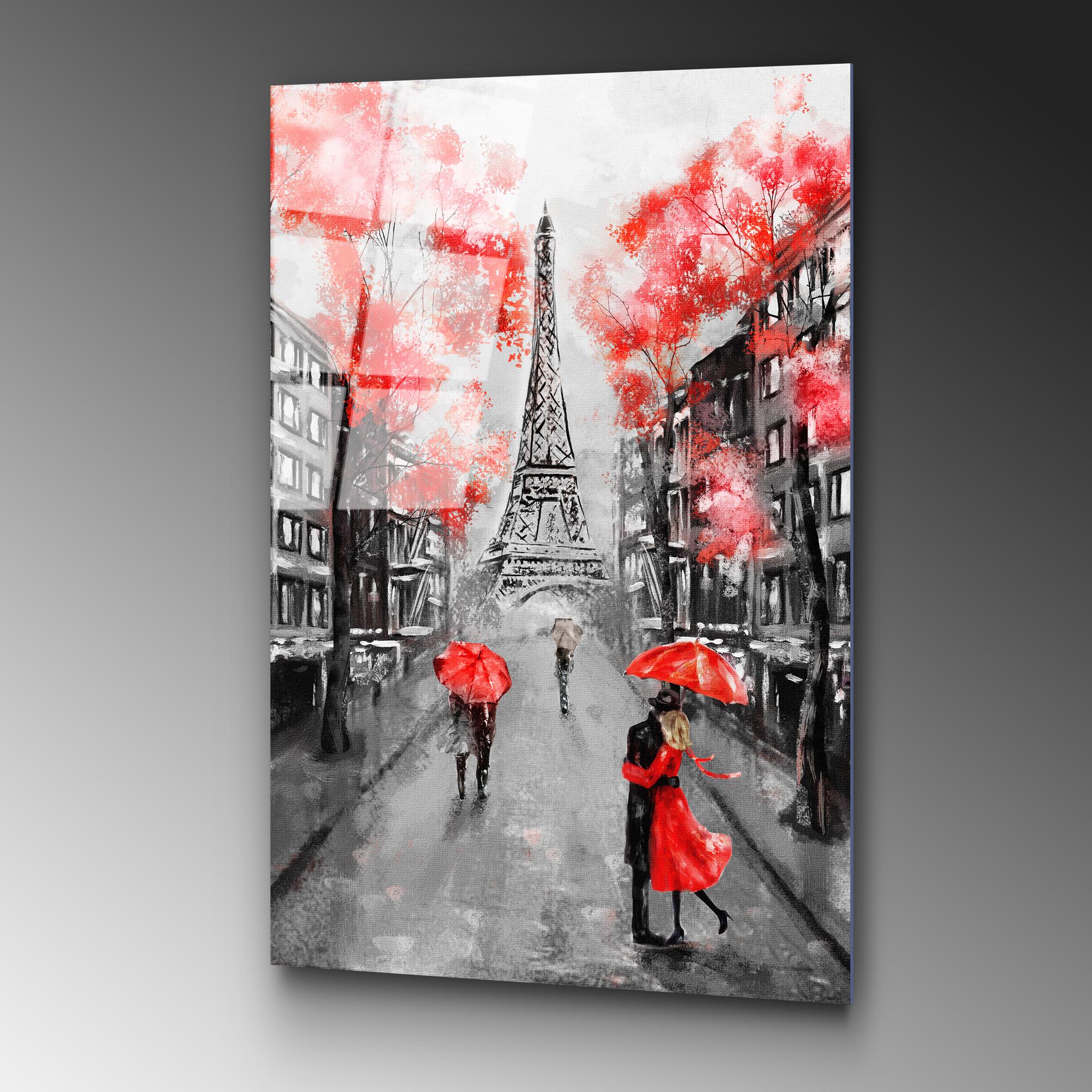 UV-214 Baskılı Cam Dikdörtgen Duvar Tablosu | ByLamp