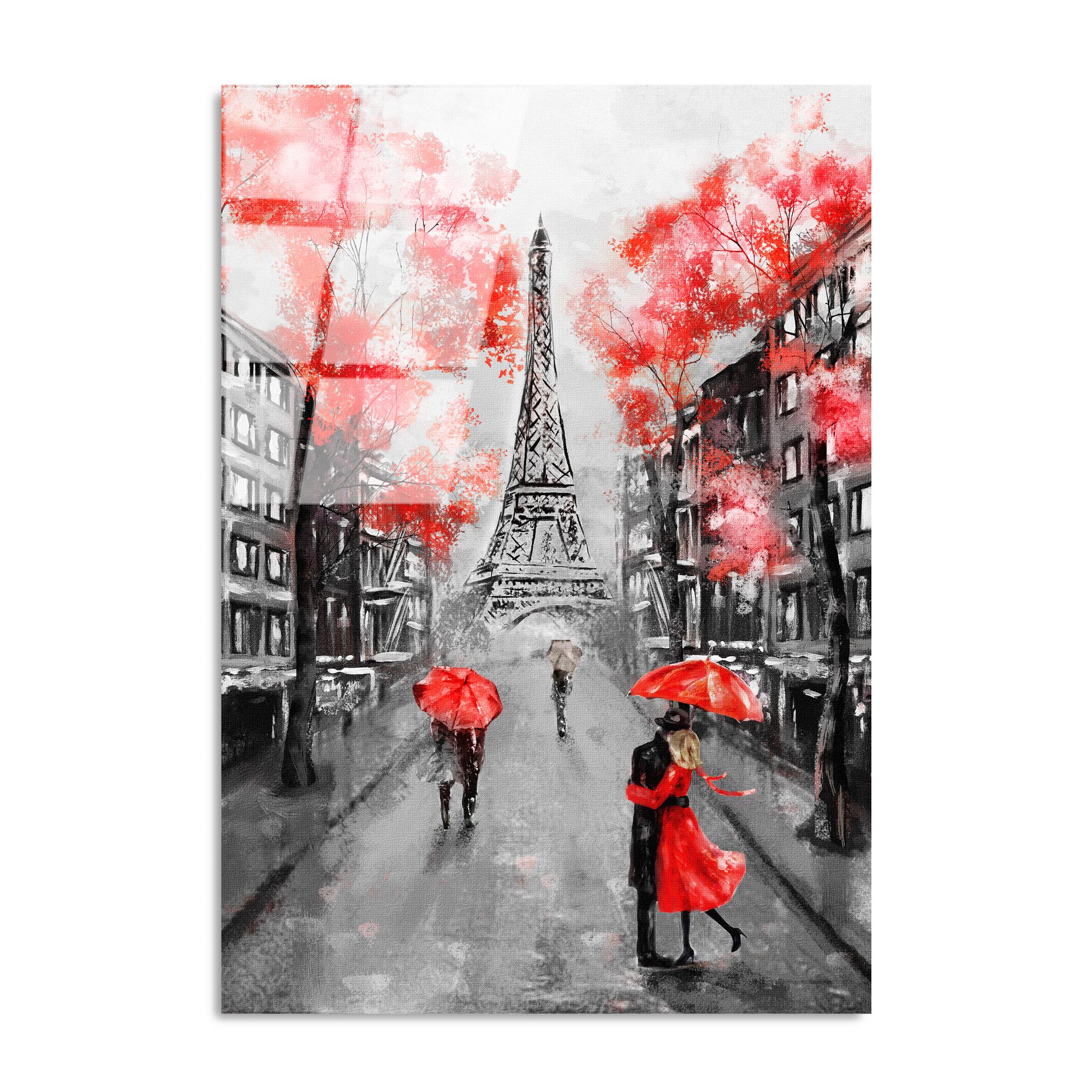 UV-214 Baskılı Cam Dikdörtgen Duvar Tablosu | ByLamp