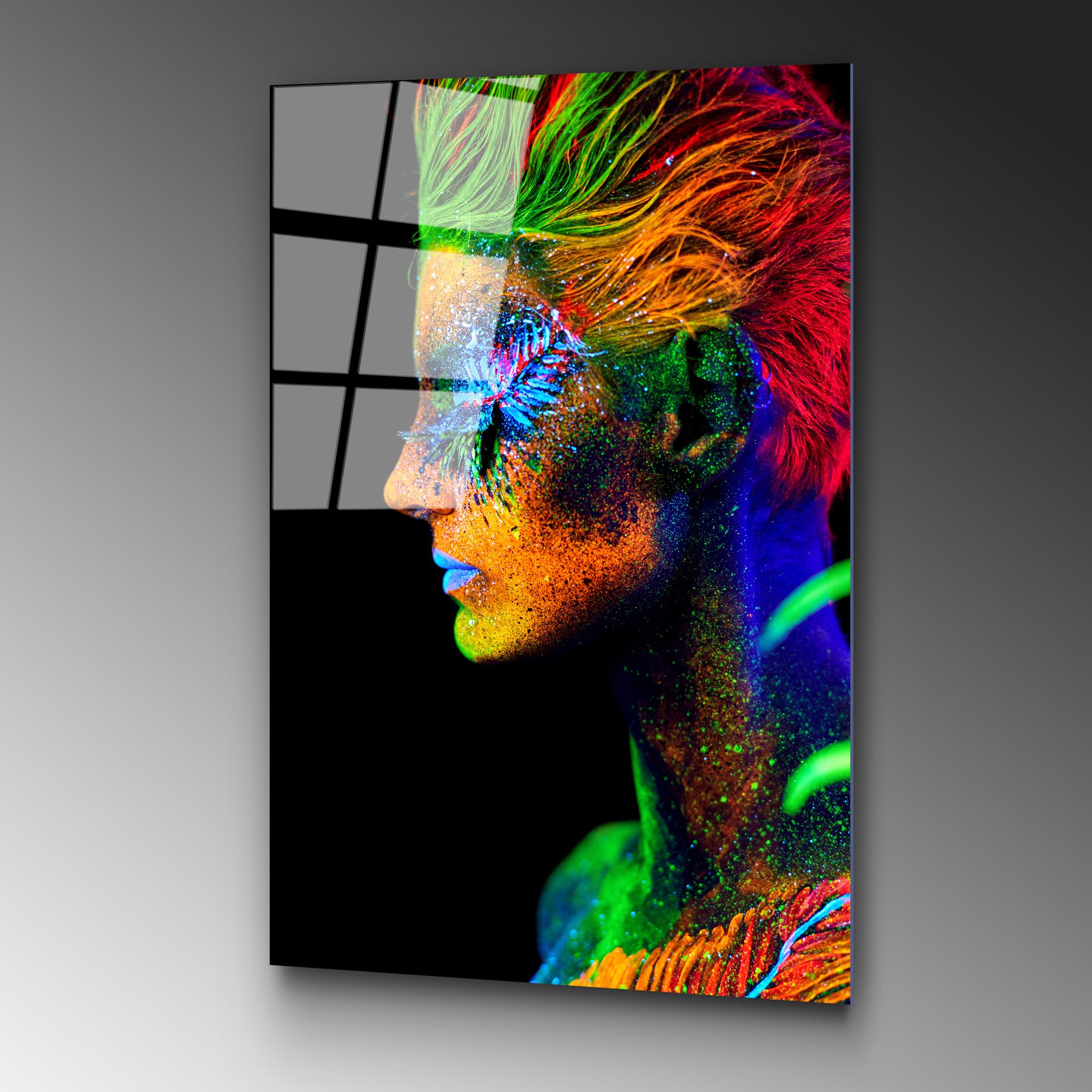 UV-221 Baskılı Cam Dikdörtgen Duvar Tablosu | ByLamp