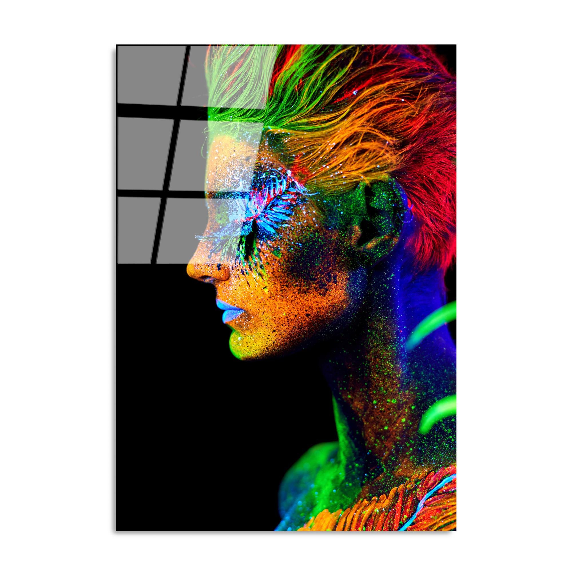 UV-221 Baskılı Cam Dikdörtgen Duvar Tablosu | ByLamp