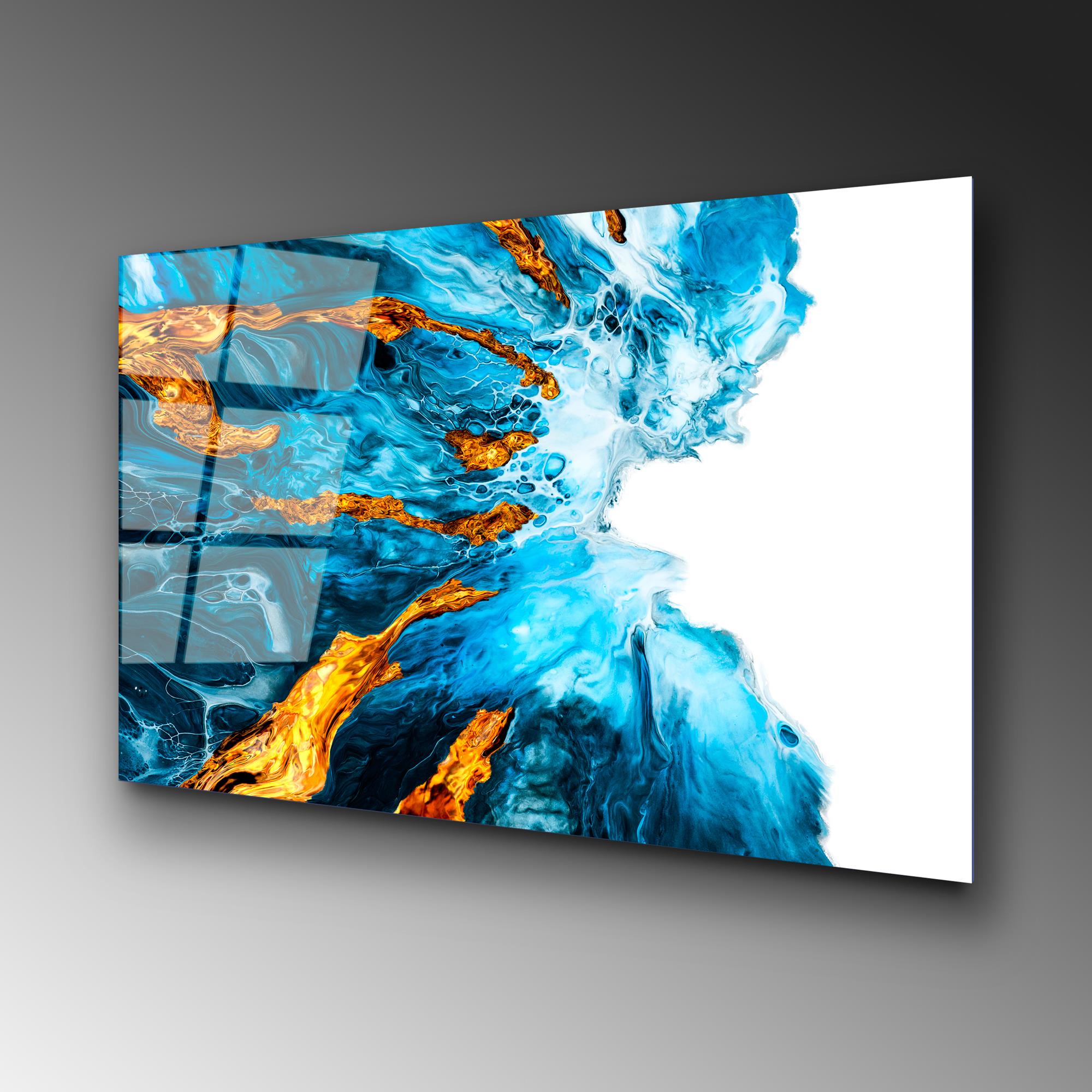 UV-225 Baskılı Cam Dikdörtgen Duvar Tablosu | ByLamp