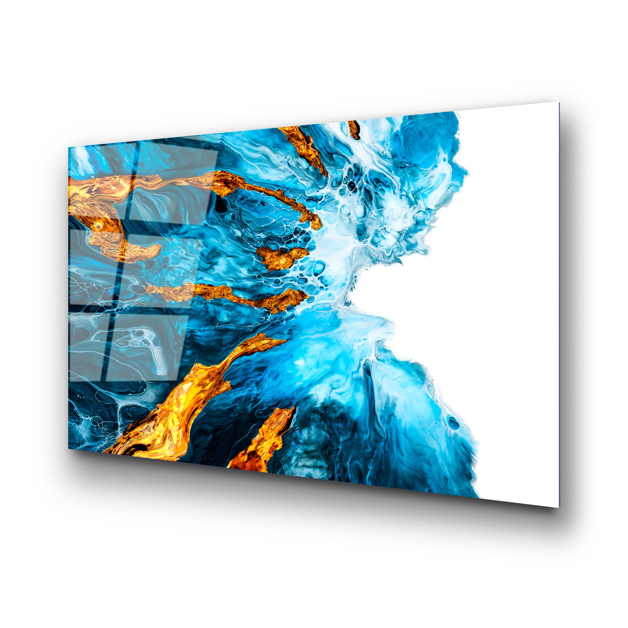 UV-225 Baskılı Cam Dikdörtgen Duvar Tablosu | ByLamp