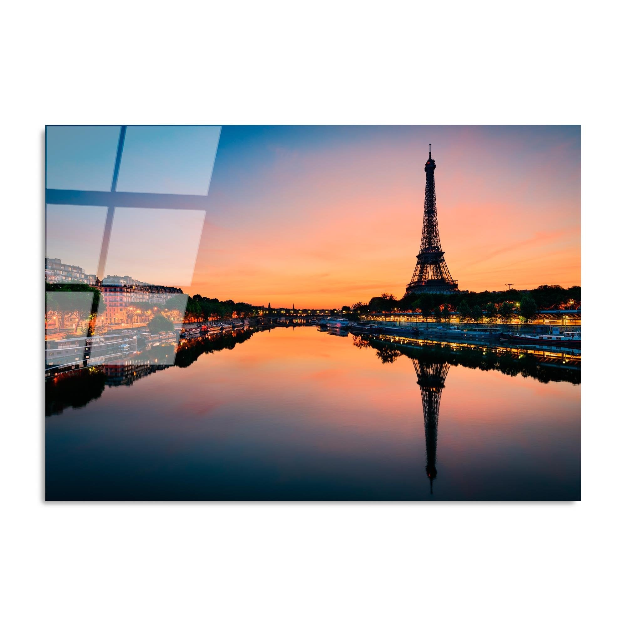 UV-229 Baskılı Cam Dikdörtgen Duvar Tablosu | ByLamp