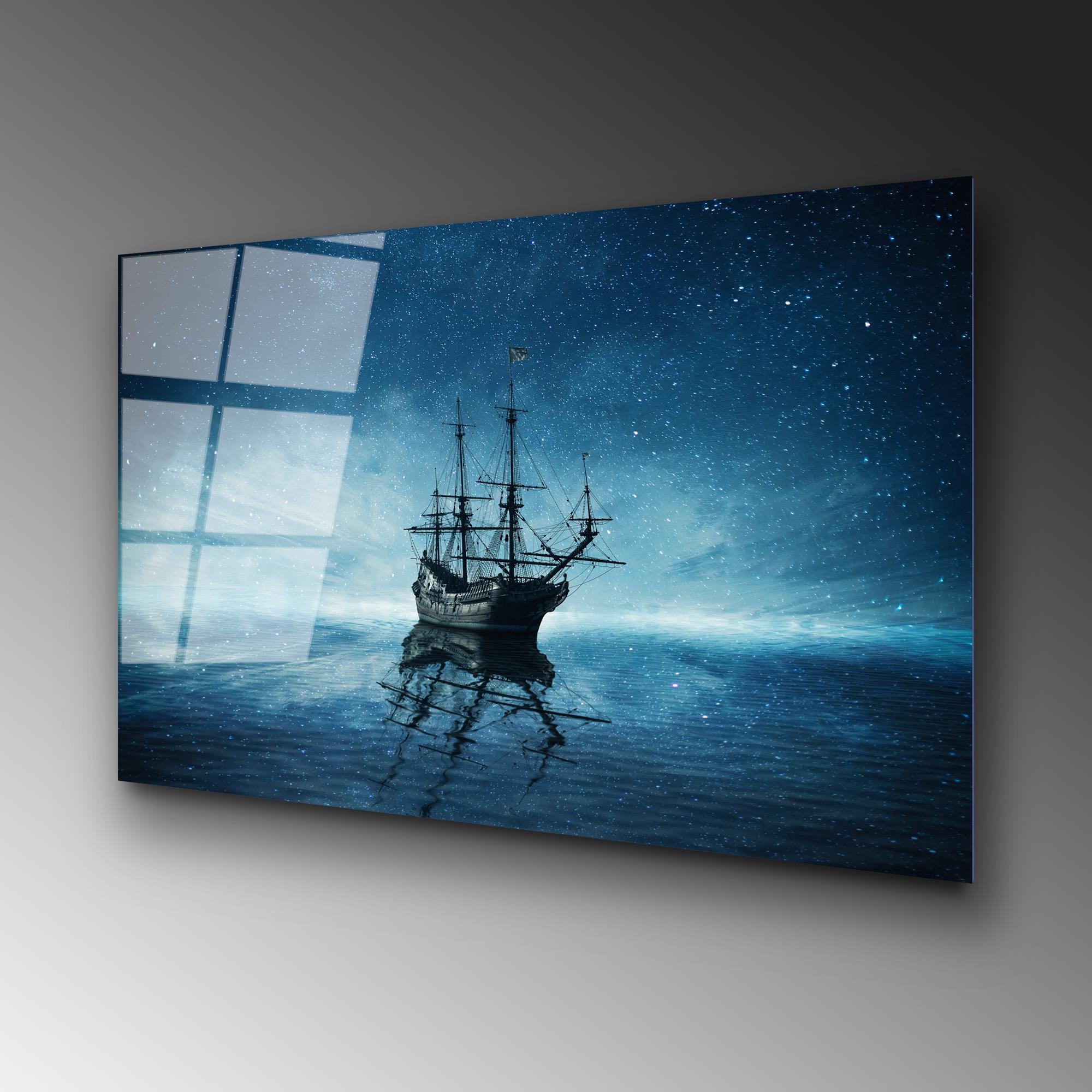 UV-231 Baskılı Cam Dikdörtgen Duvar Tablosu | ByLamp