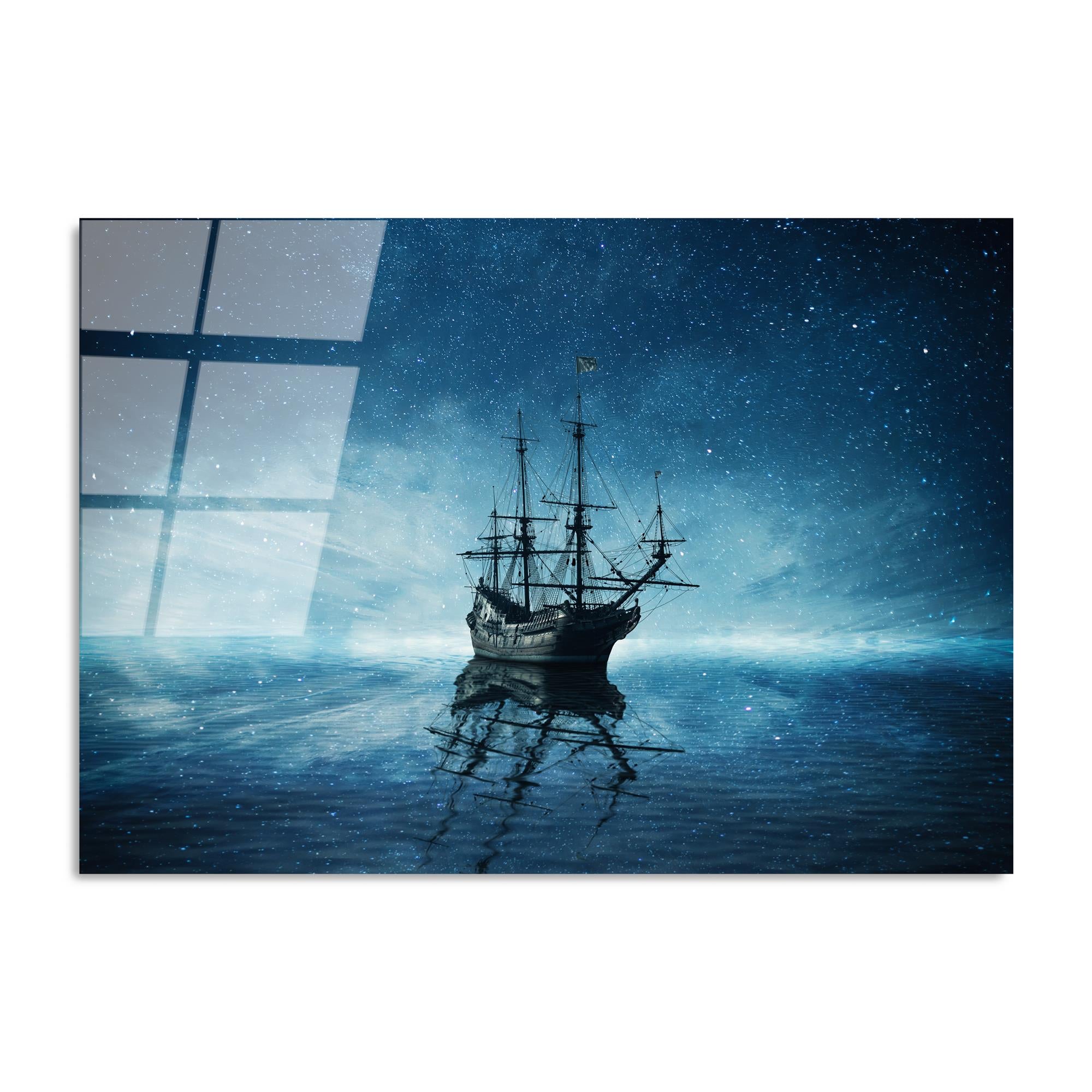 UV-231 Baskılı Cam Dikdörtgen Duvar Tablosu | ByLamp