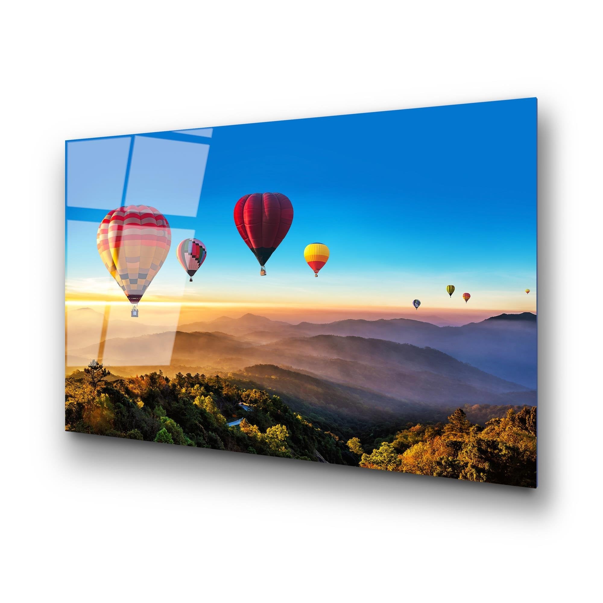 UV-236 Baskılı Cam Dikdörtgen Duvar Tablosu | ByLamp