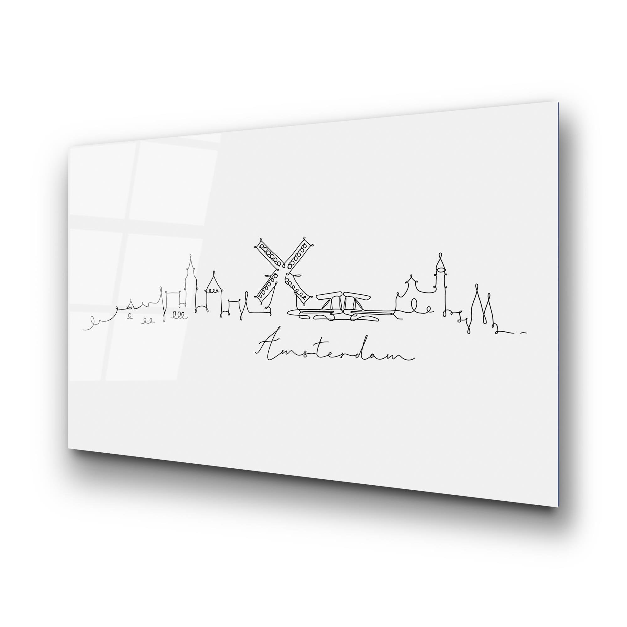 UV-237 Baskılı Cam Dikdörtgen Duvar Tablosu | ByLamp