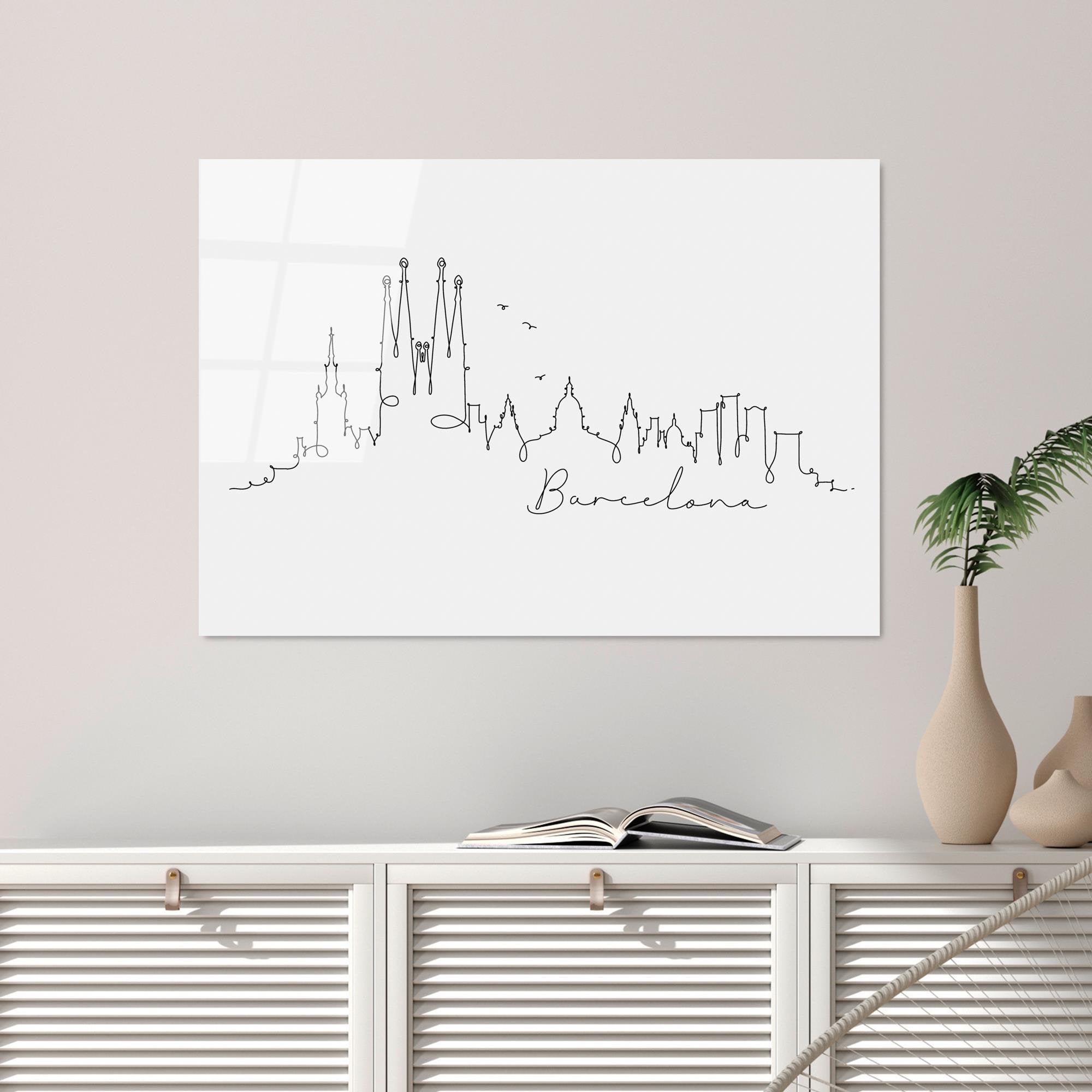 UV-238 Baskılı Cam Dikdörtgen Duvar Tablosu | ByLamp