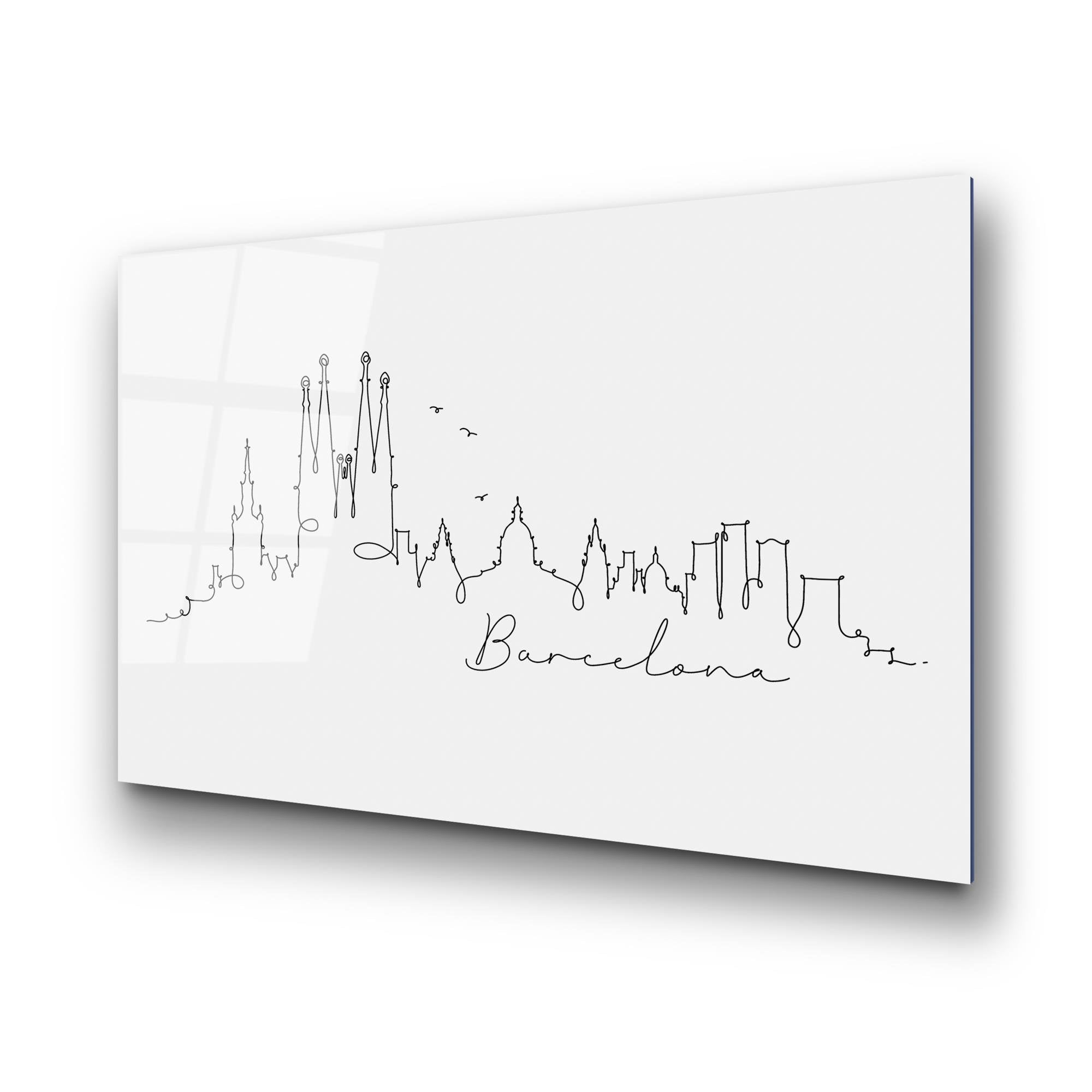 UV-238 Baskılı Cam Dikdörtgen Duvar Tablosu | ByLamp